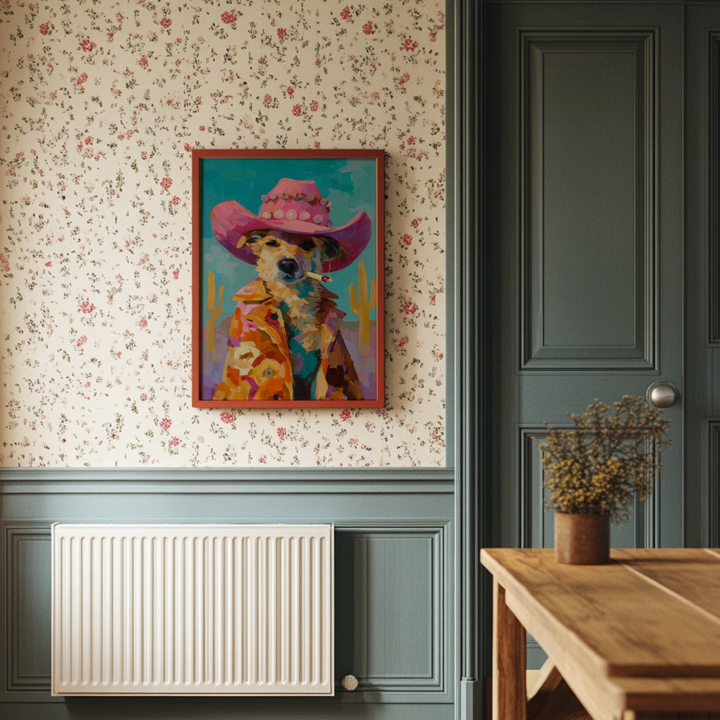 Desert Diva Wears Pink Stetson