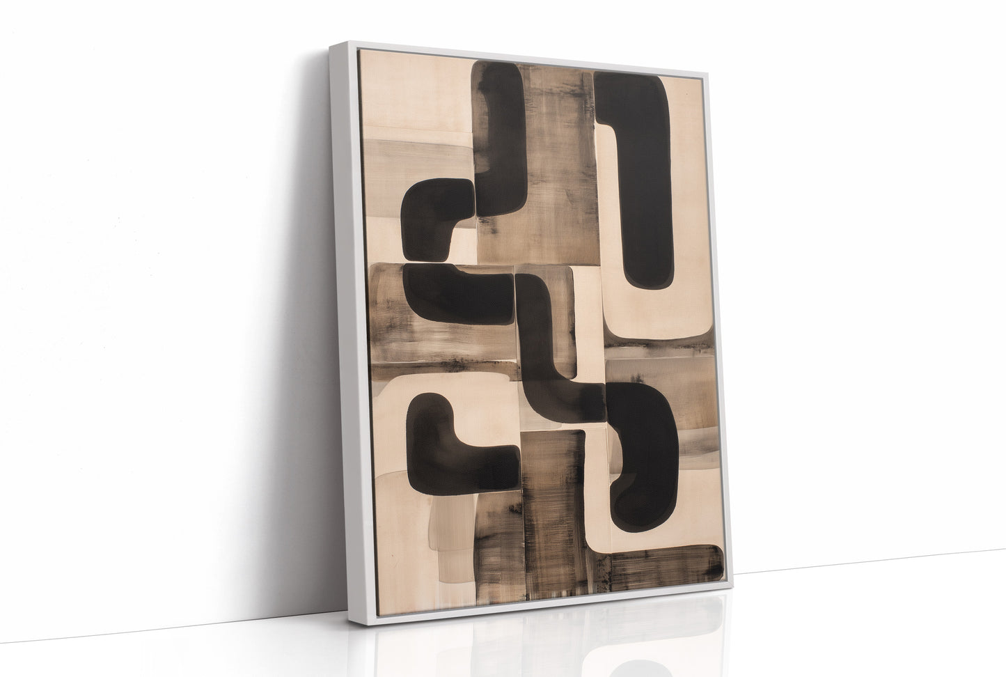 Modern Paths Cross In Neutral Light