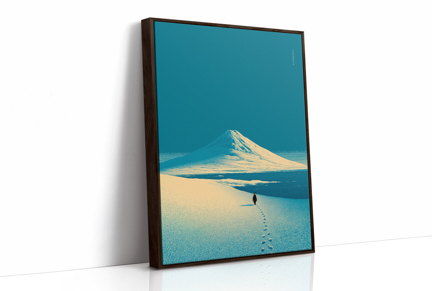 One Set of Prints in the Snow