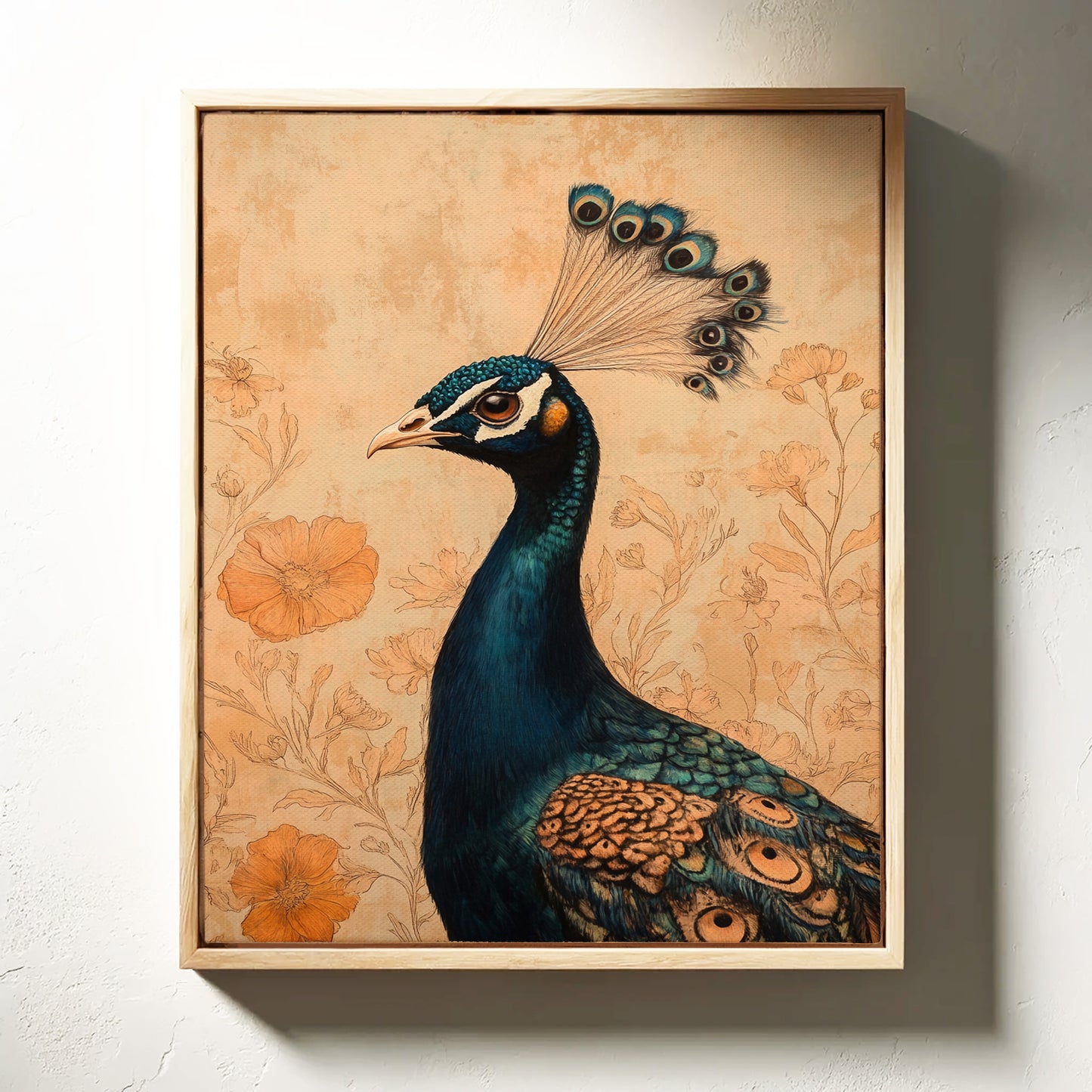 Poise and Petals in Copper and Teal