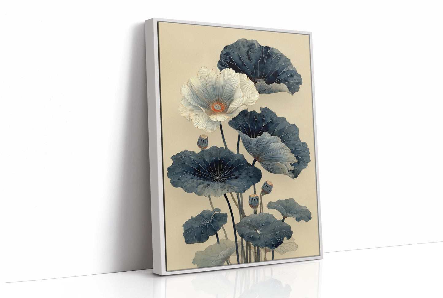 Lotus Blooms Above Evening Spirits