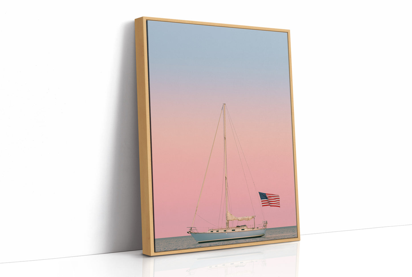Anchored at Dusk, Flag Flying
