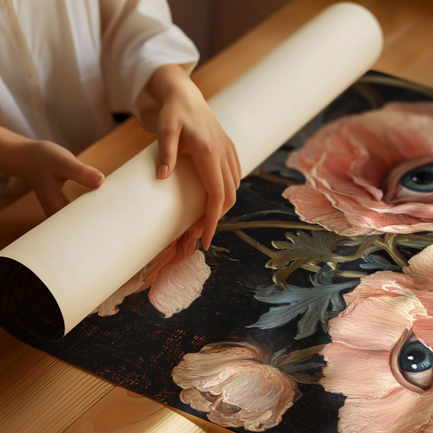 Petals That Watch the World