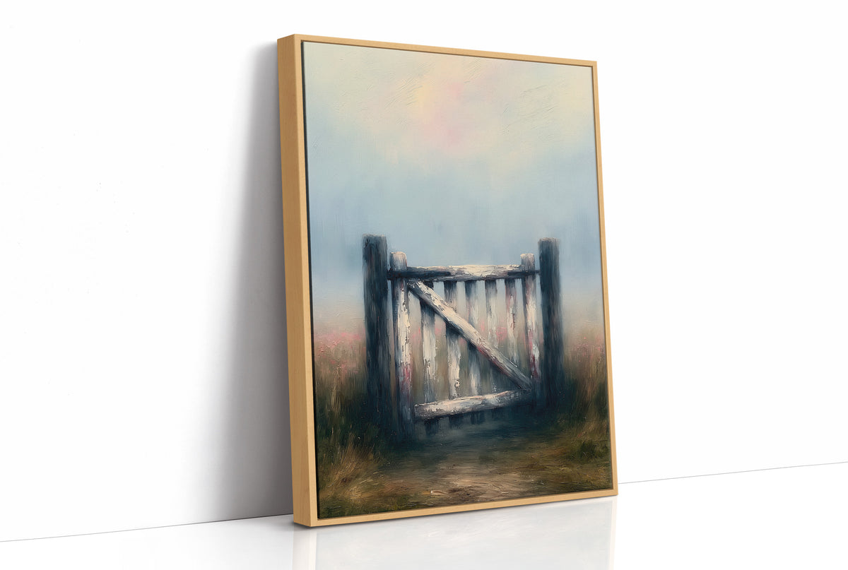 The Old Farm Gate at Dawn
