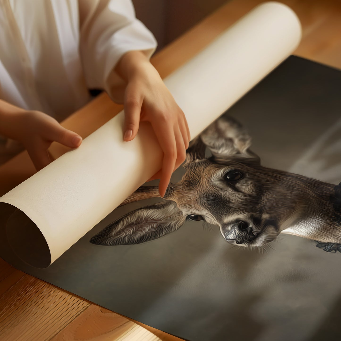 Regal Stag in Elegant Attire