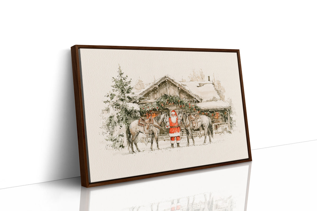 Santa at the Ranch Barn