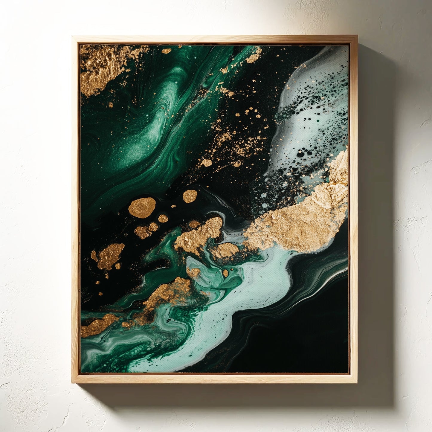 Emerald Rush with Gilded Horizon