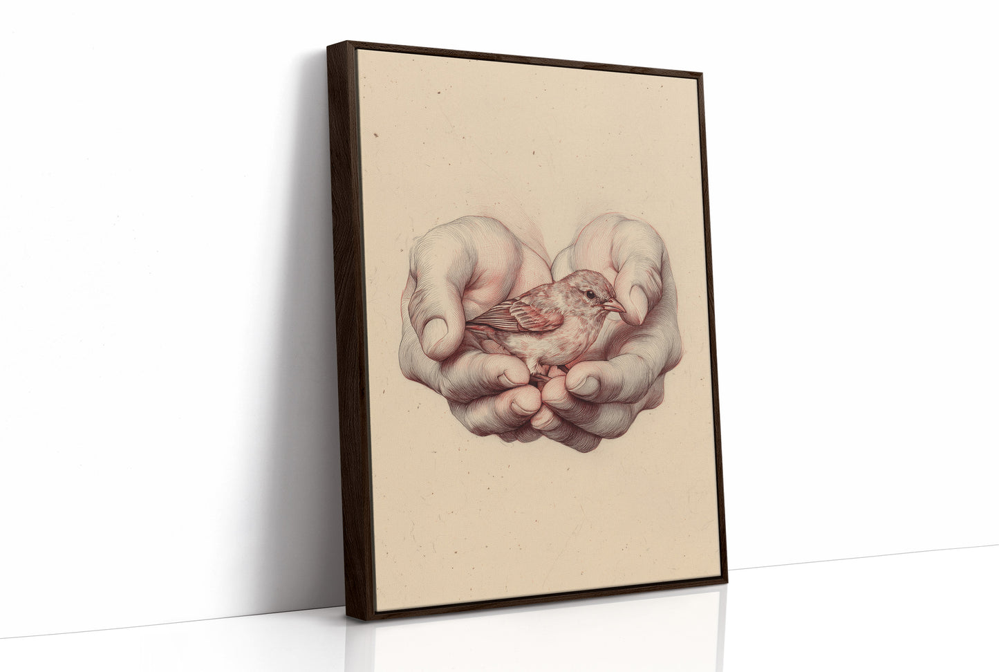 Fragile Wings In Careful Hands