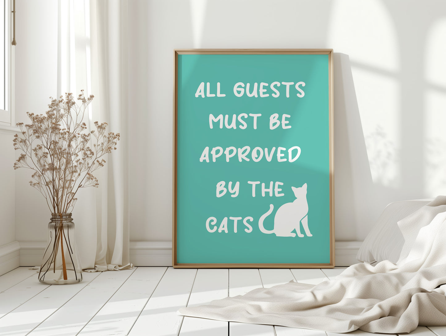 Entrance Requires Feline Approval