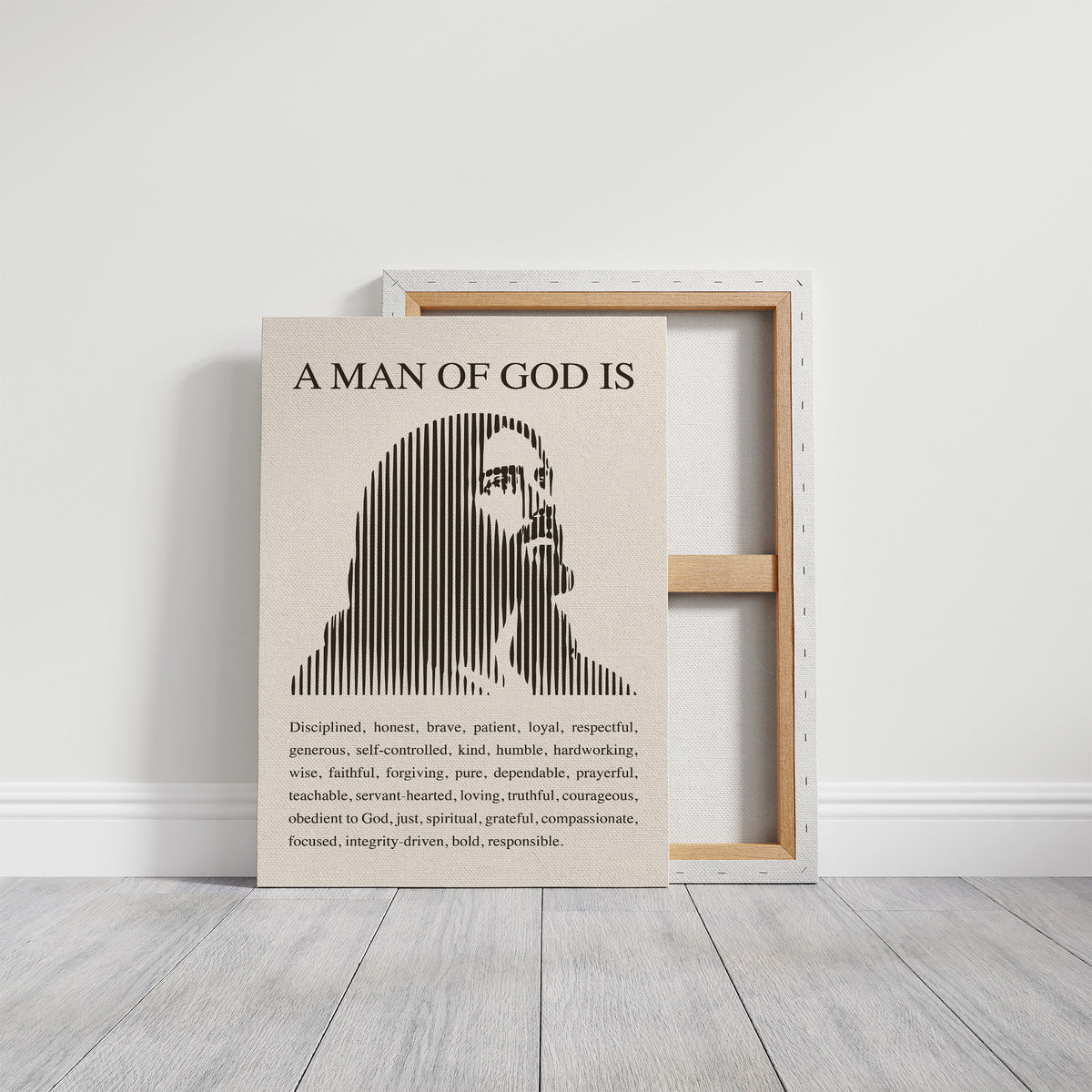 A Man of God: Ivory Line Portrait