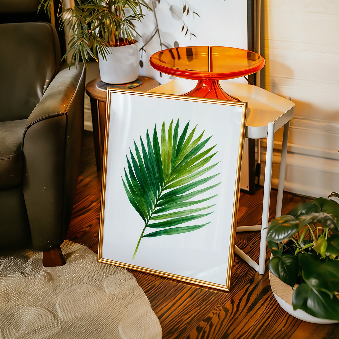 Emerald Fronds in Gentle Breeze