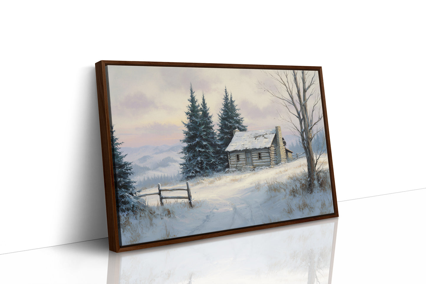 Snow Settles On Mountain Memories