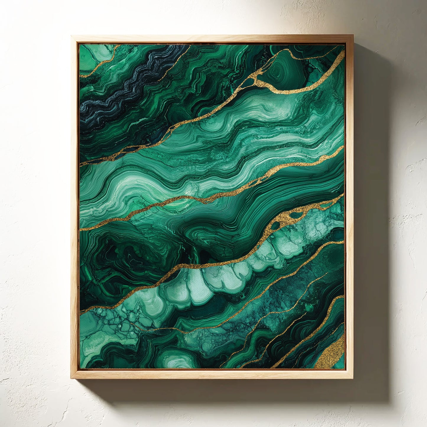 Veins of Emerald and Golden Earth