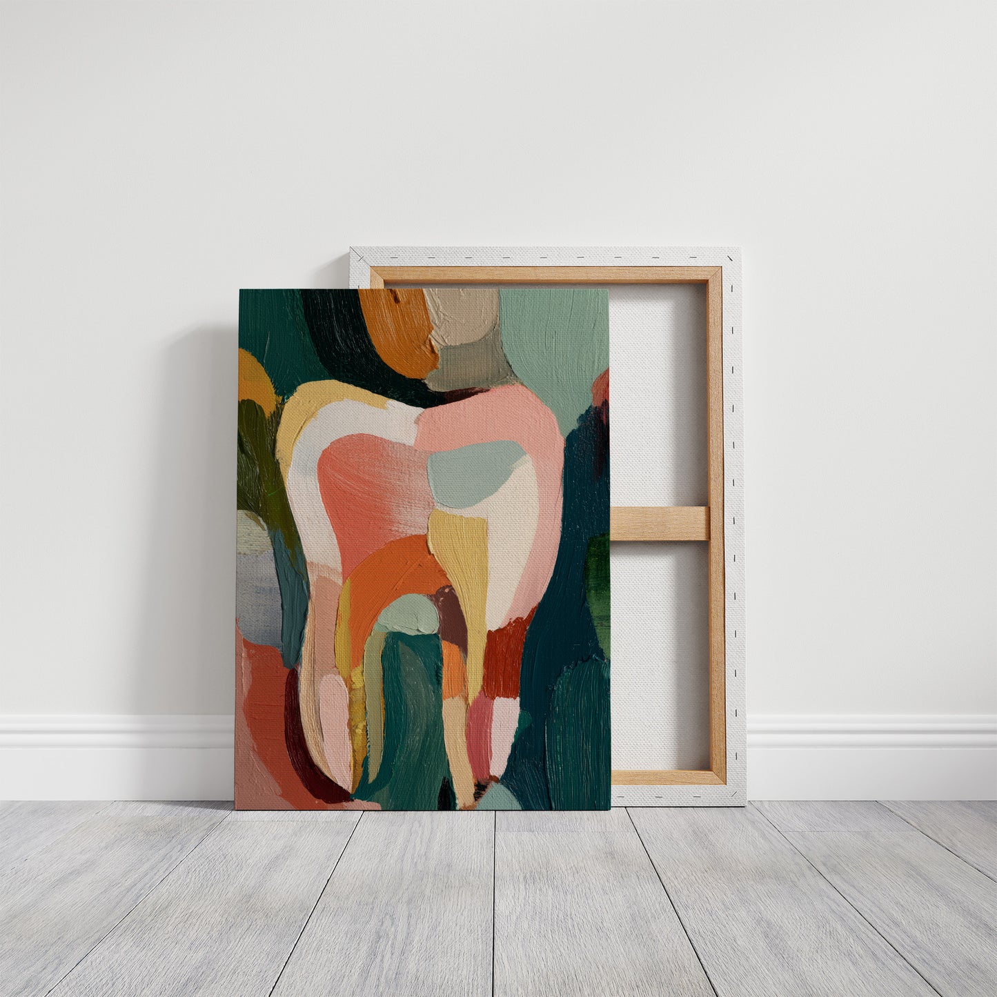 Colors Collide Where Brushstrokes Bend