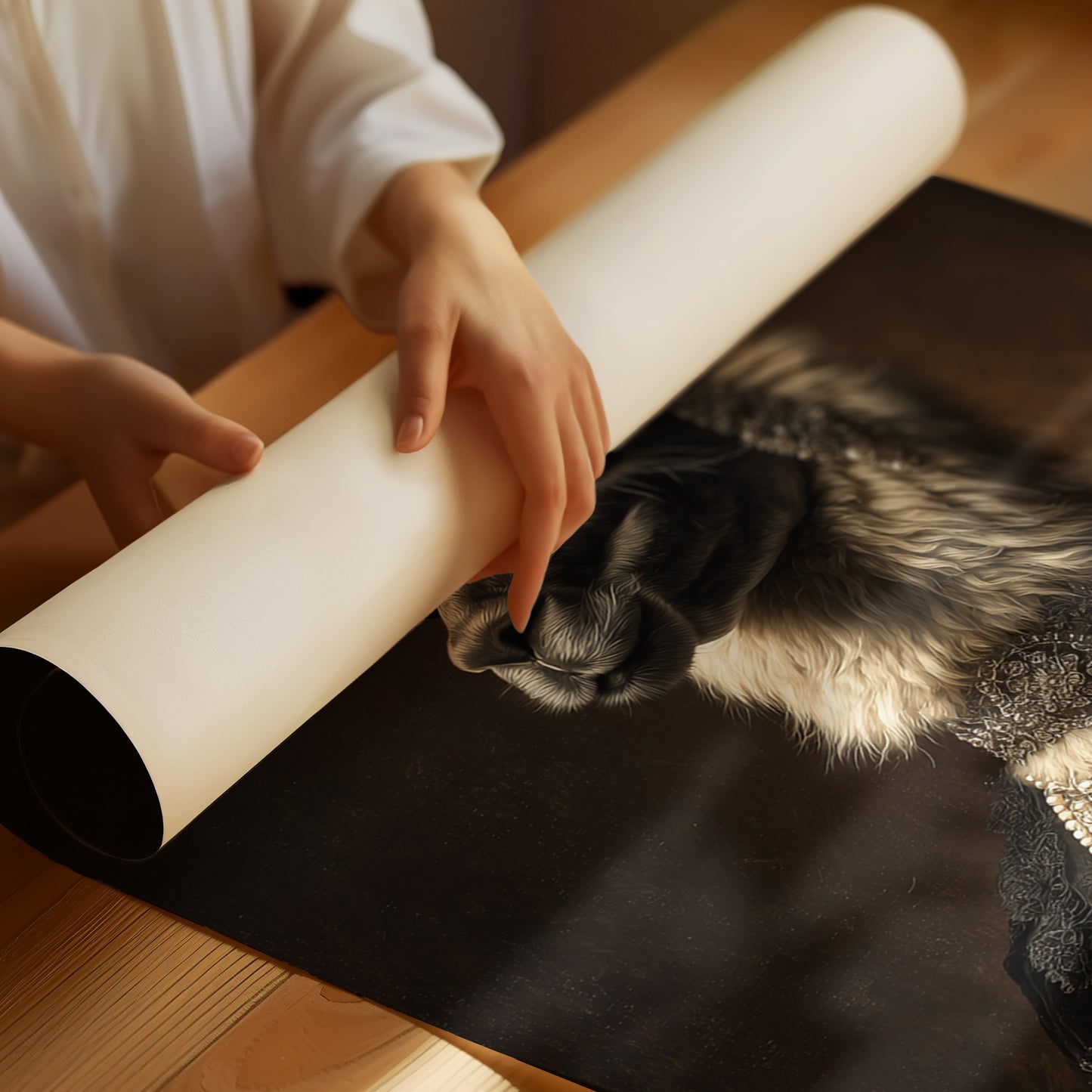 Regal Llama Adorned in Jewels