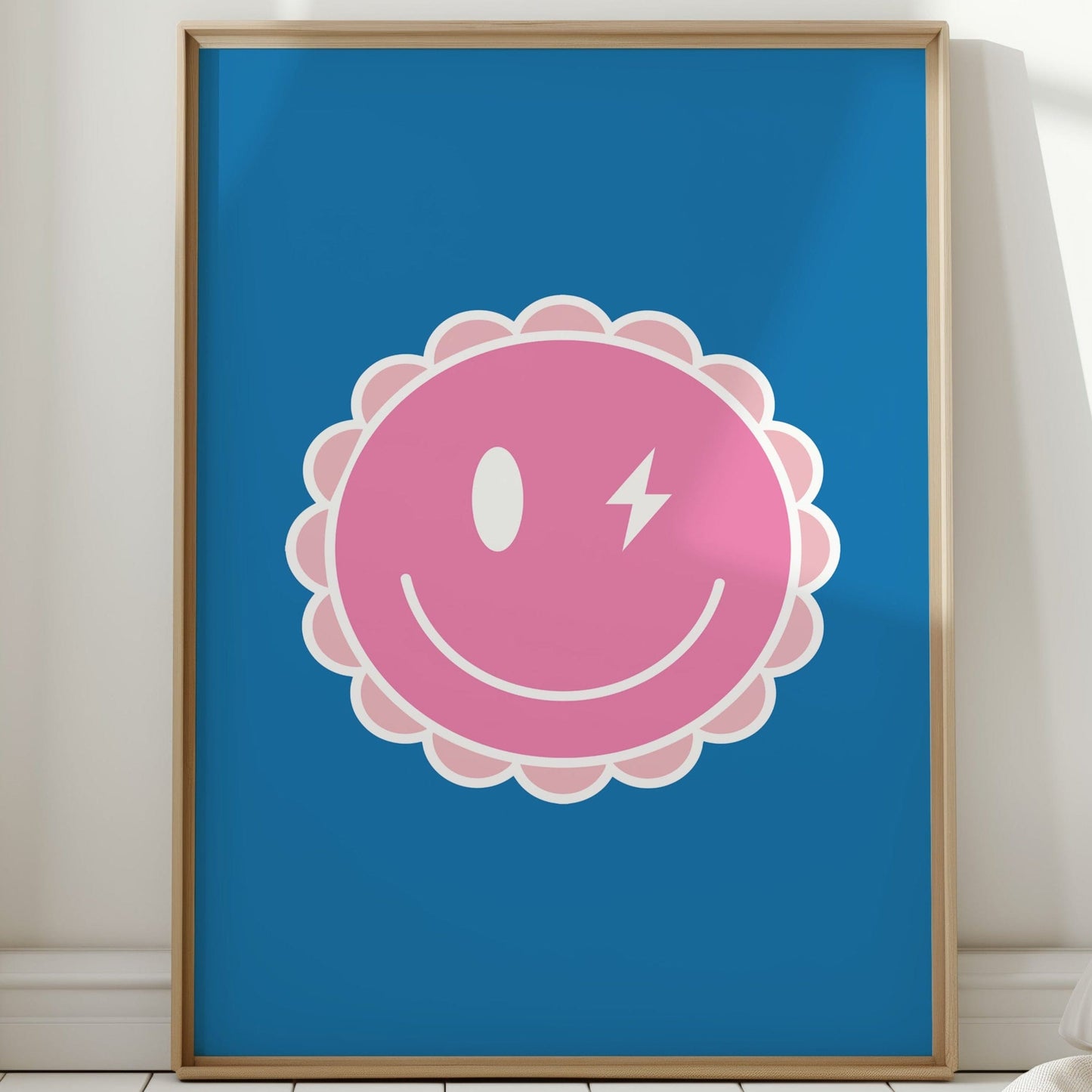 Pink Lightning Winks At Summer Sky