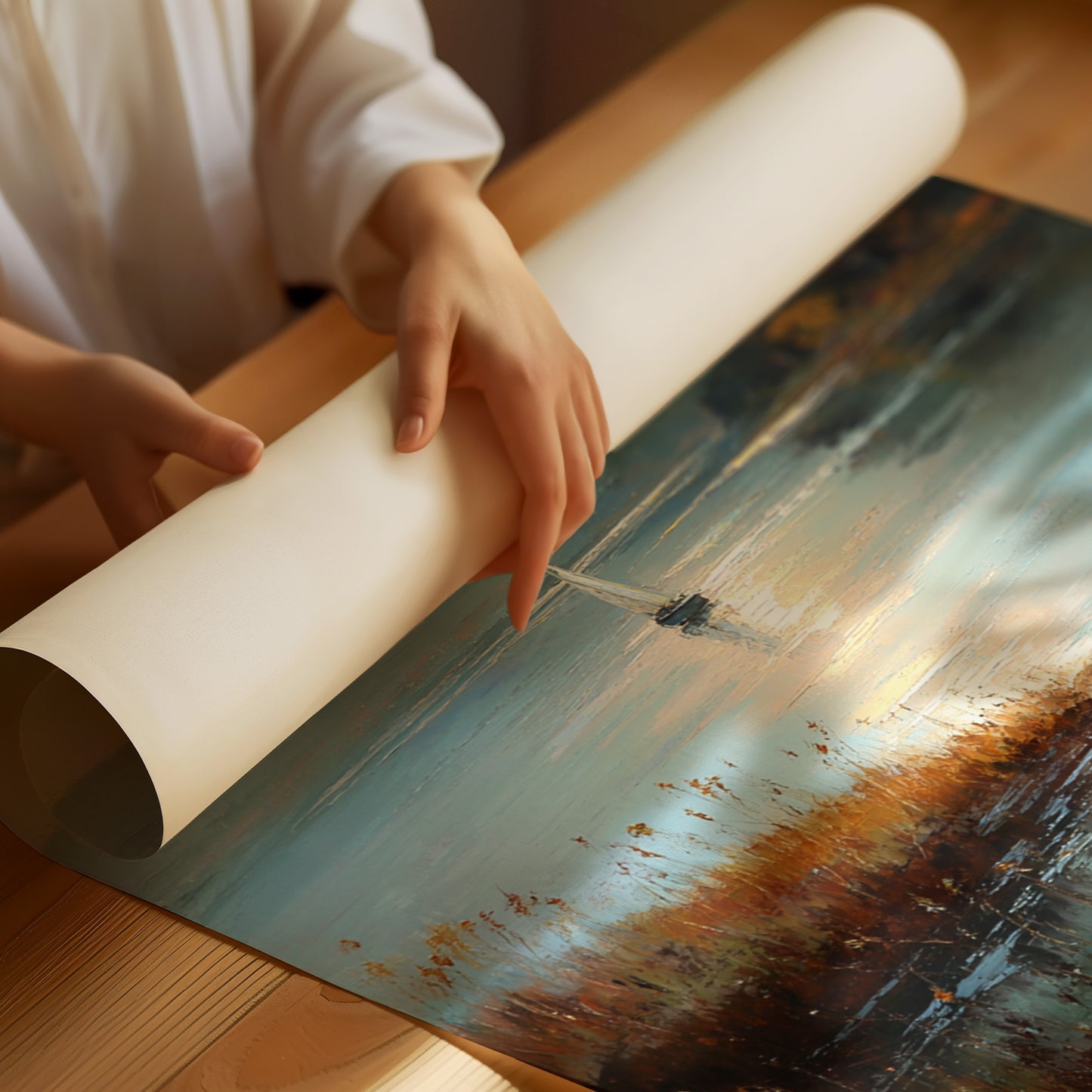 Sailing Through Morning's Embrace