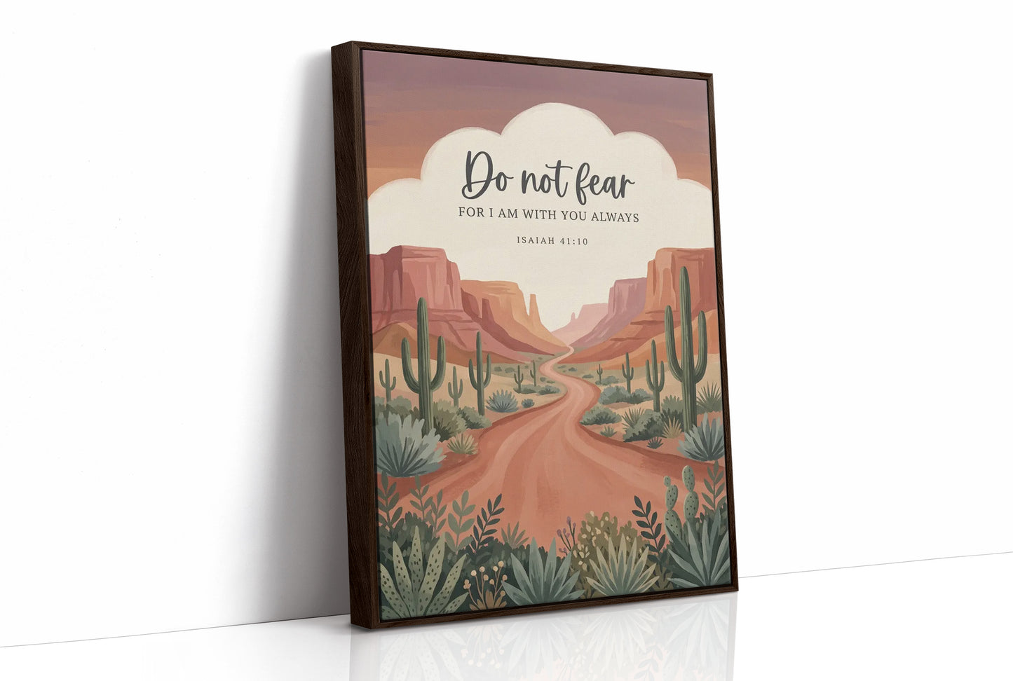 Do Not Fear: Desert Canyon Scripture Print