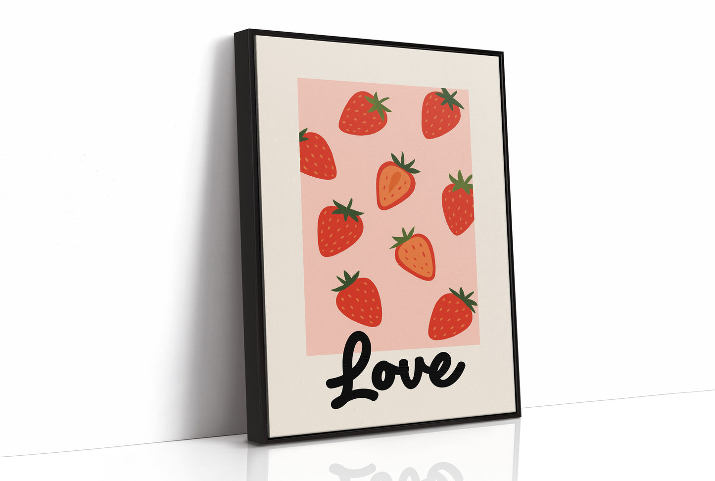 Sweet Summer On Pink Canvas