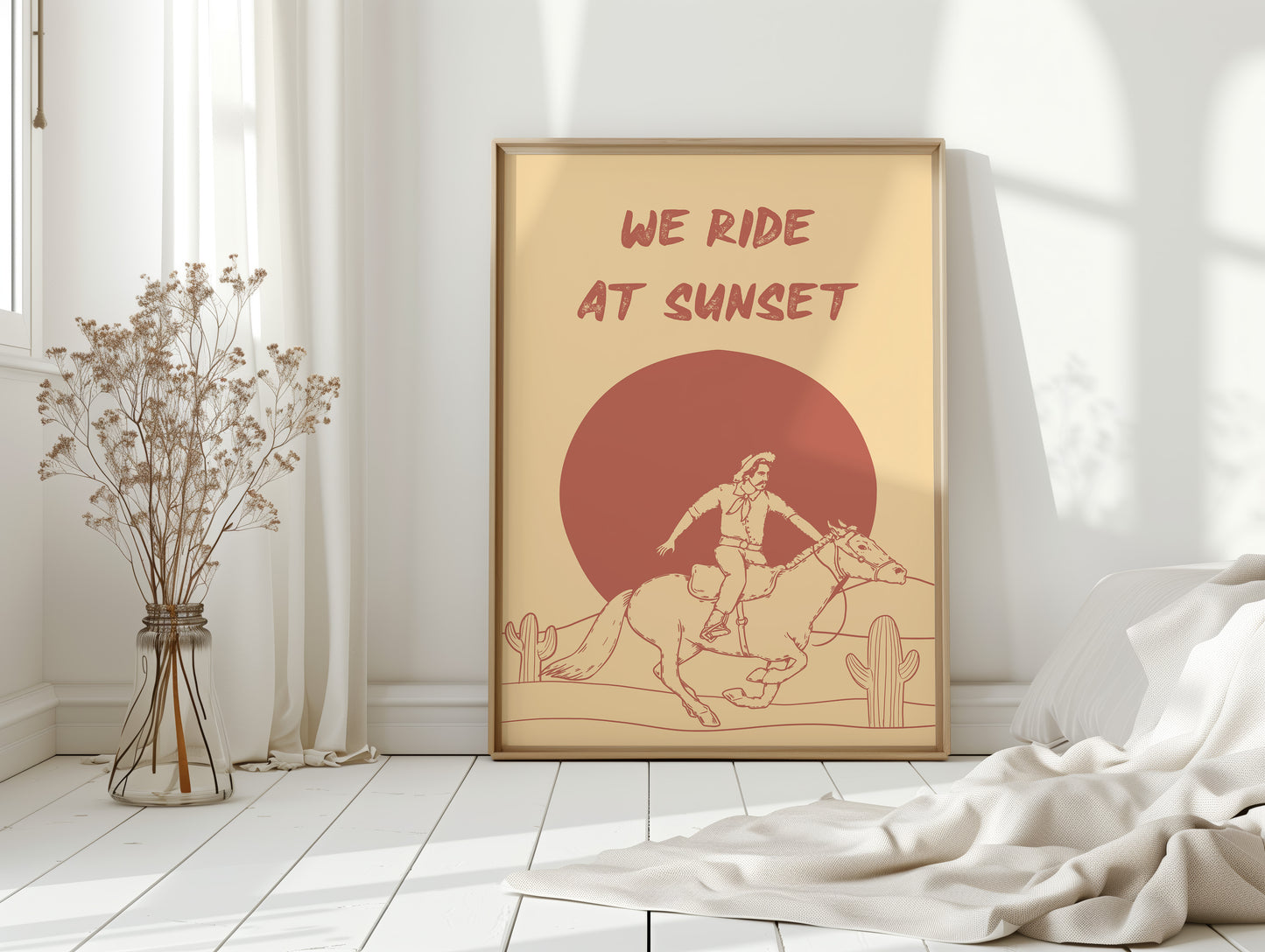 Desert Horses Chase Golden Hours