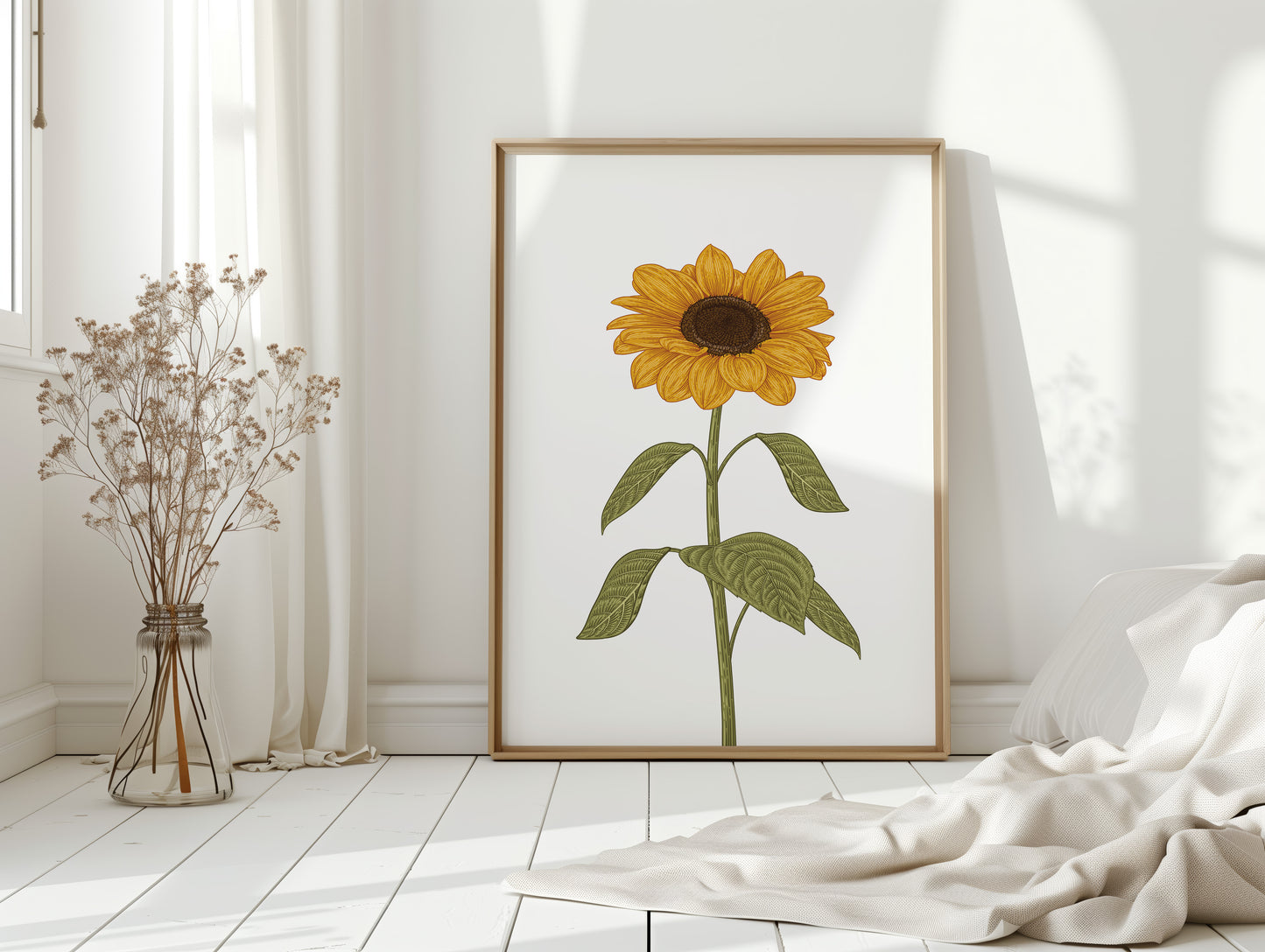 Golden Petals Follow Morning Light