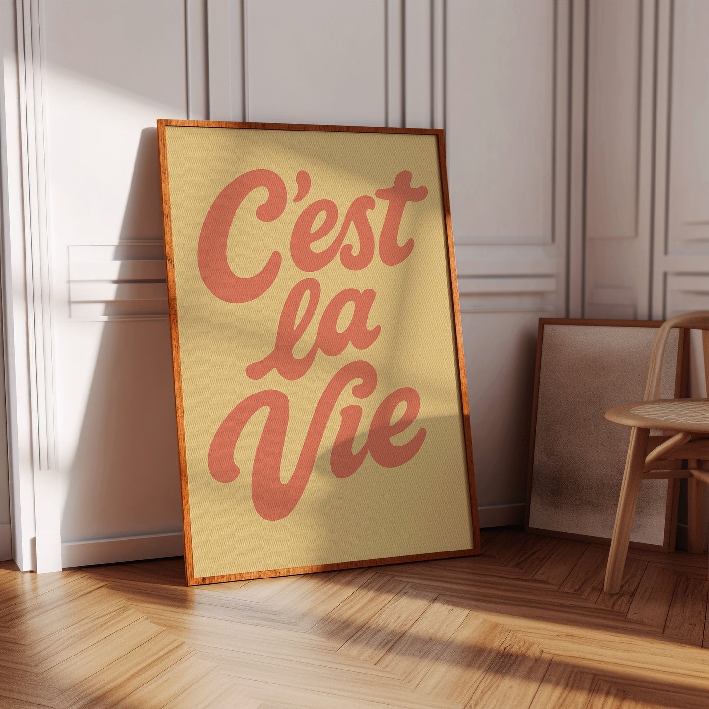 C’est La Vie Retro Wall Art