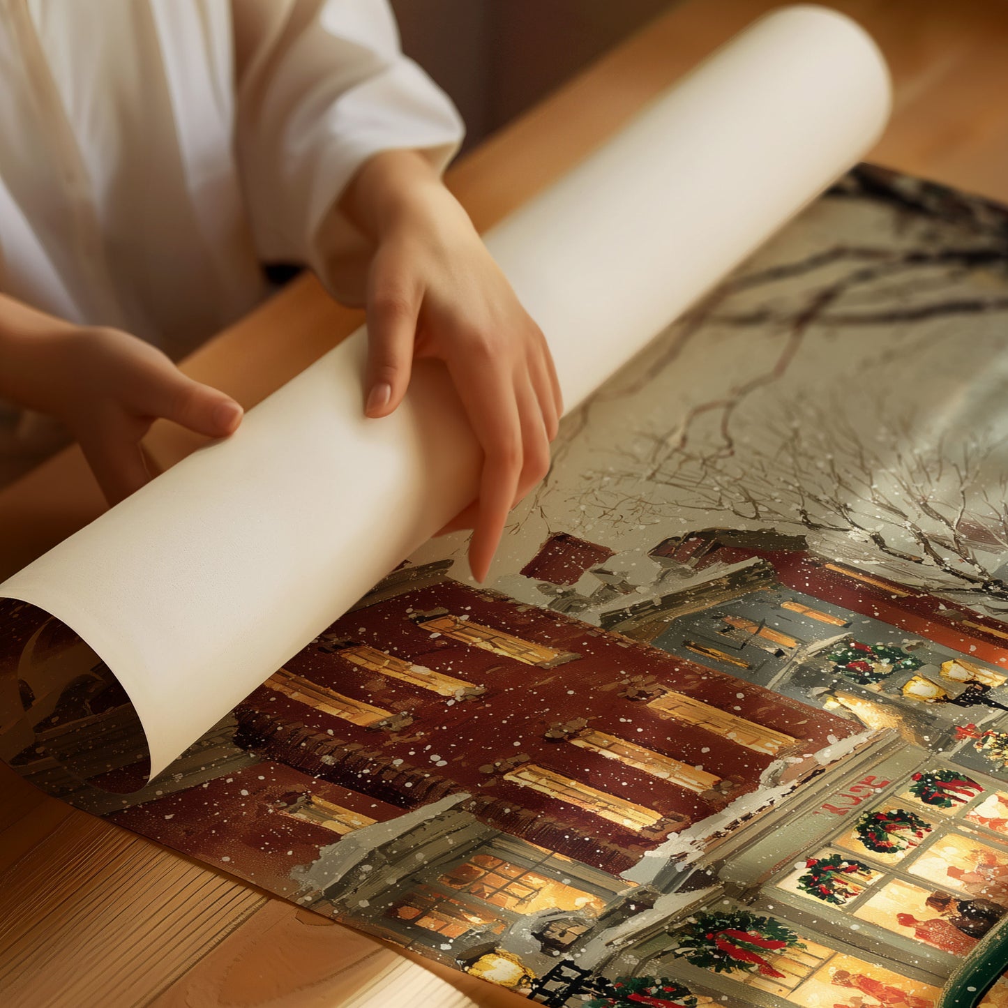 December Streets Remember Simpler Days