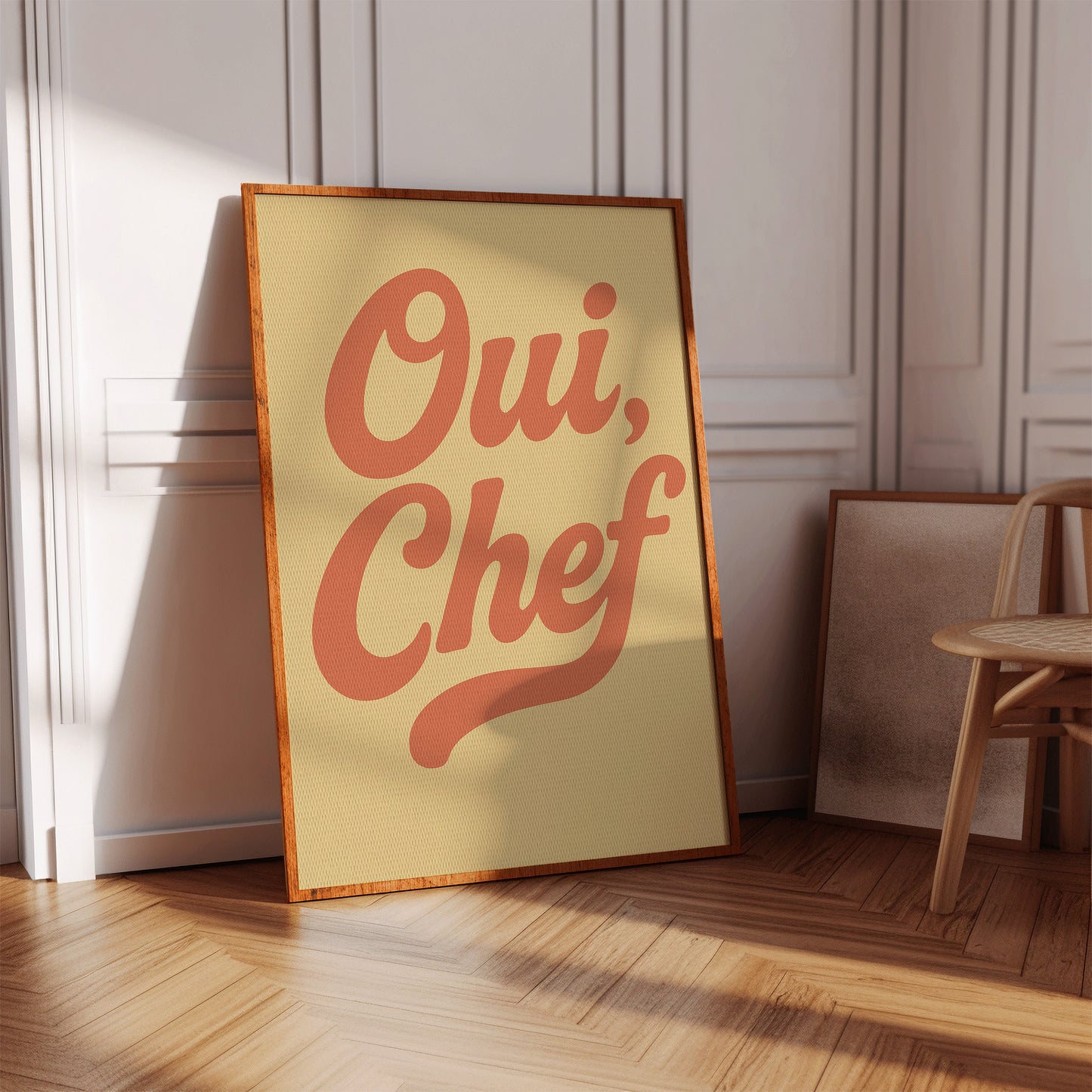 Oui Chef Kitchen Wall Art