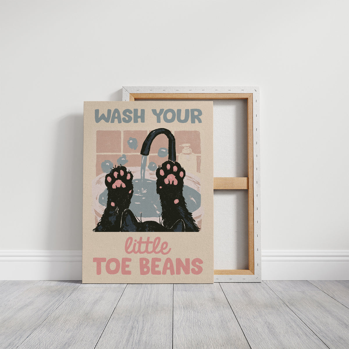 Hygiene Reminder, Paws Up Edition