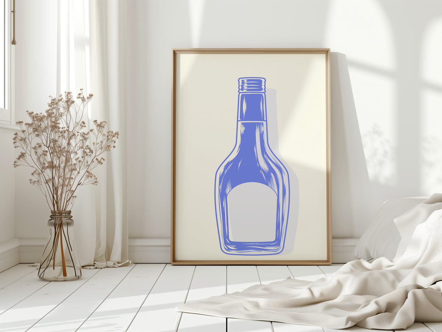 Periwinkle Glass Holds Empty Stories