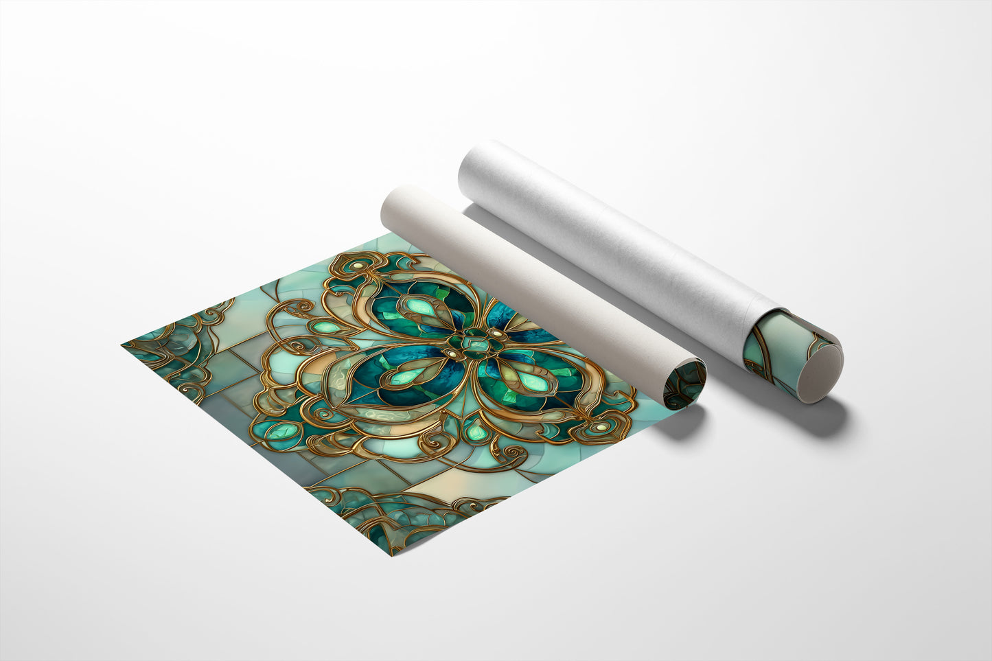 Cast in Gold and Teal
