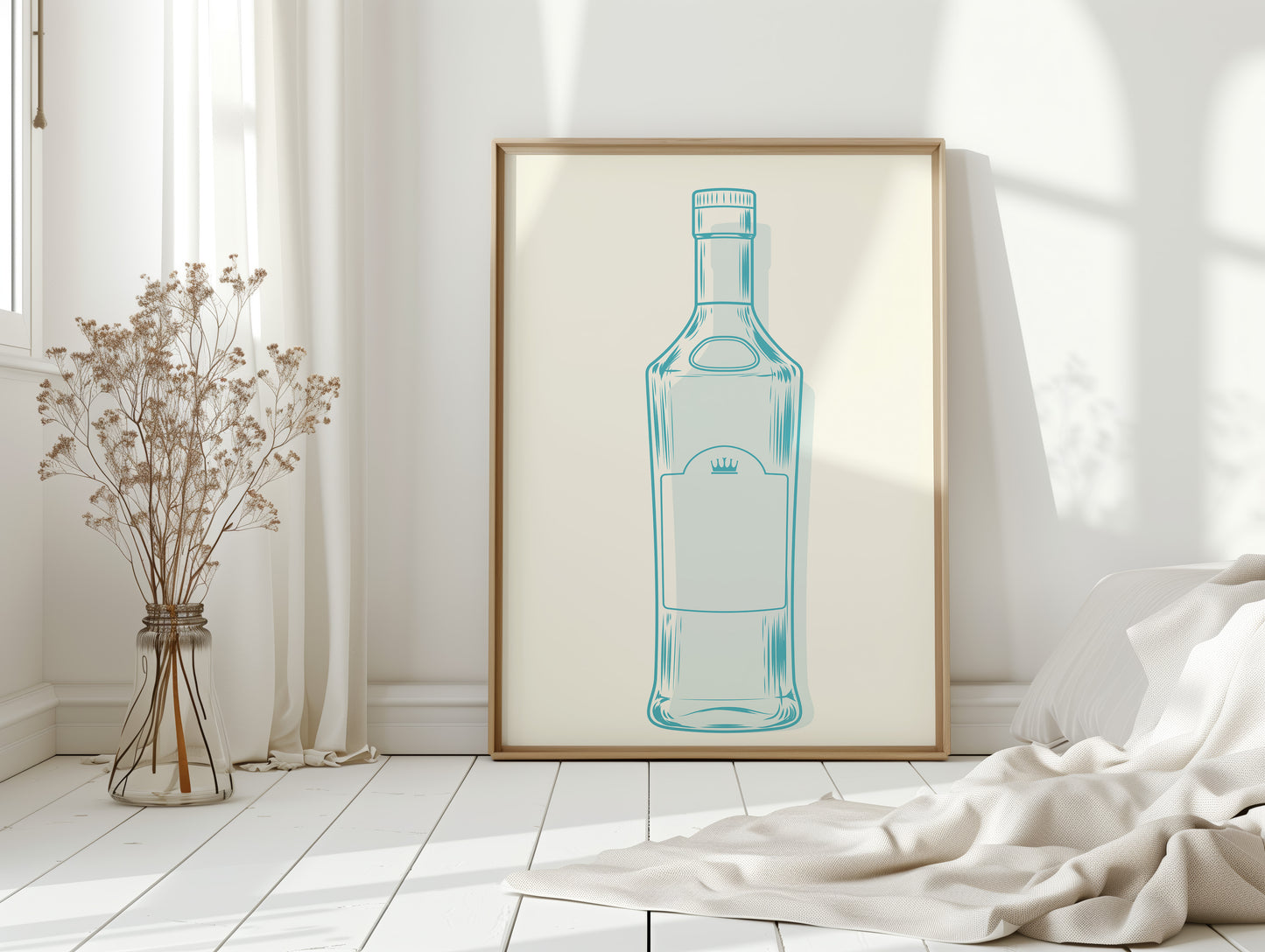 Azure Glass Catches Morning Light