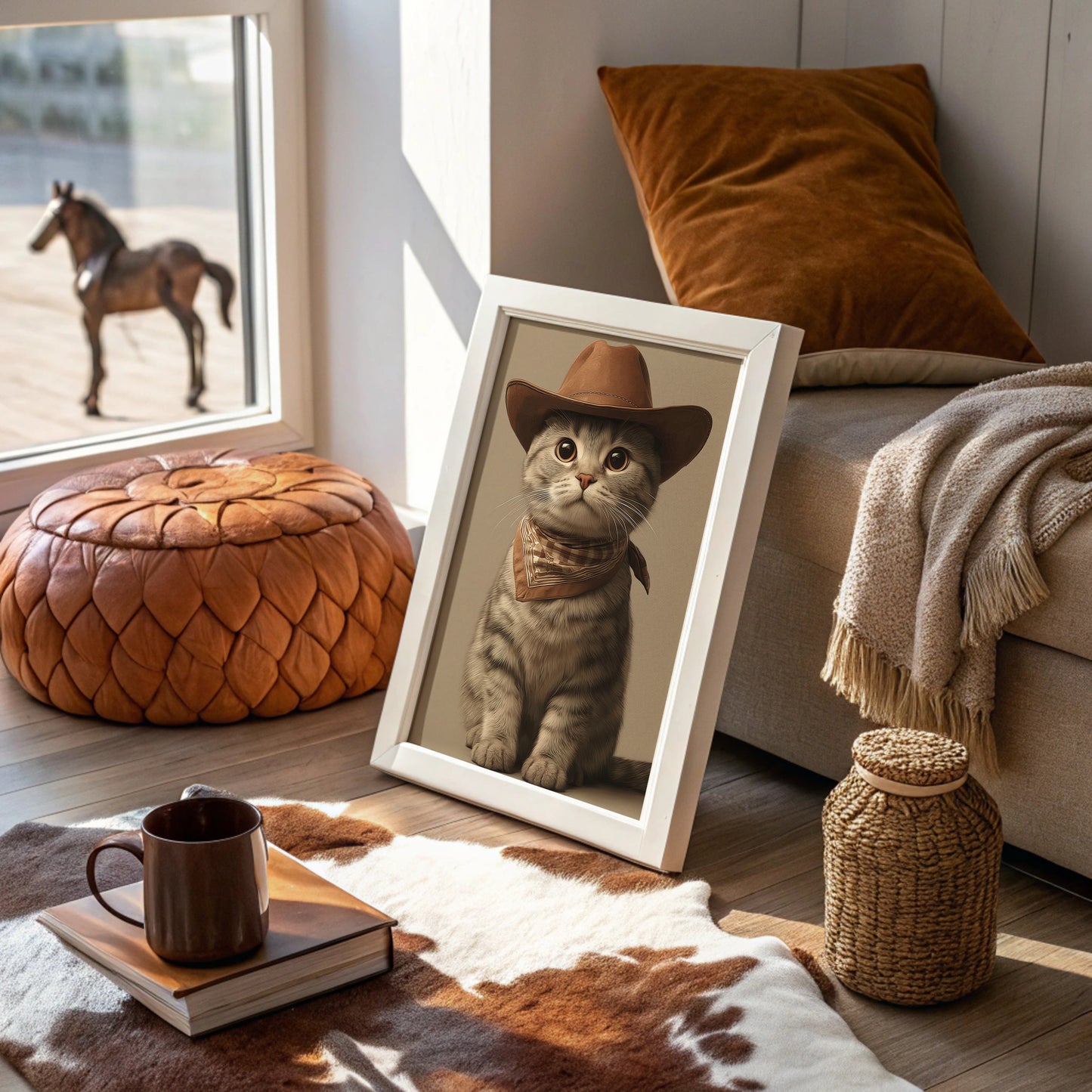 A Feline Cowboy's Daydream