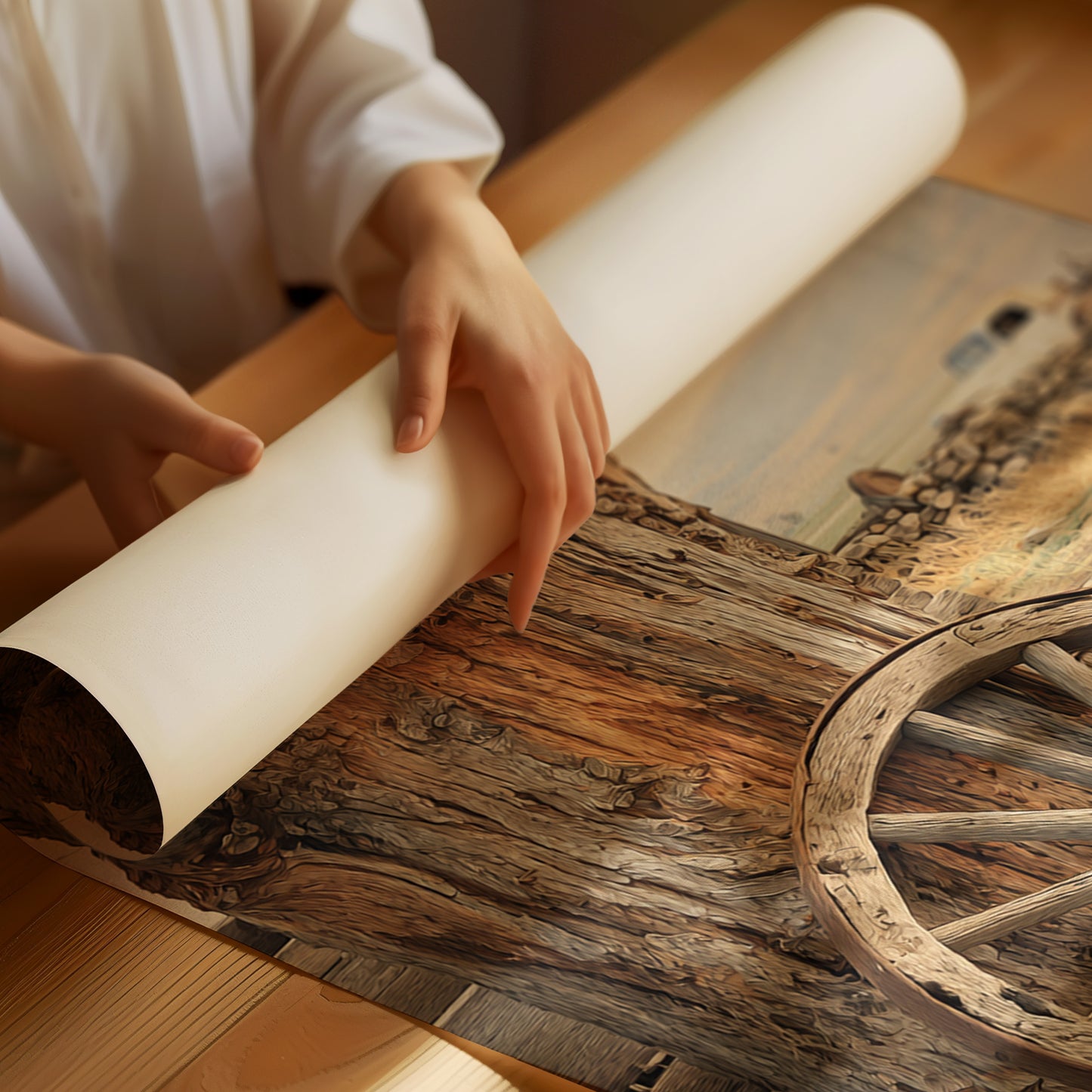 Tales Carved Into Weathered Grain