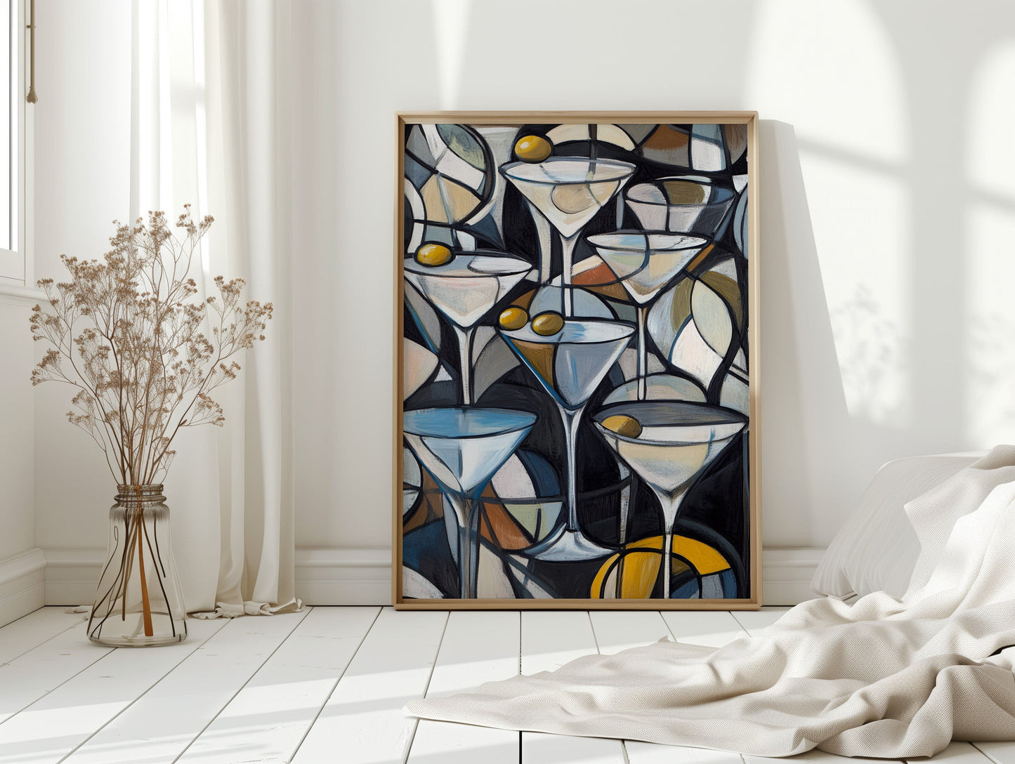 Martinis Dance In Cubist Night