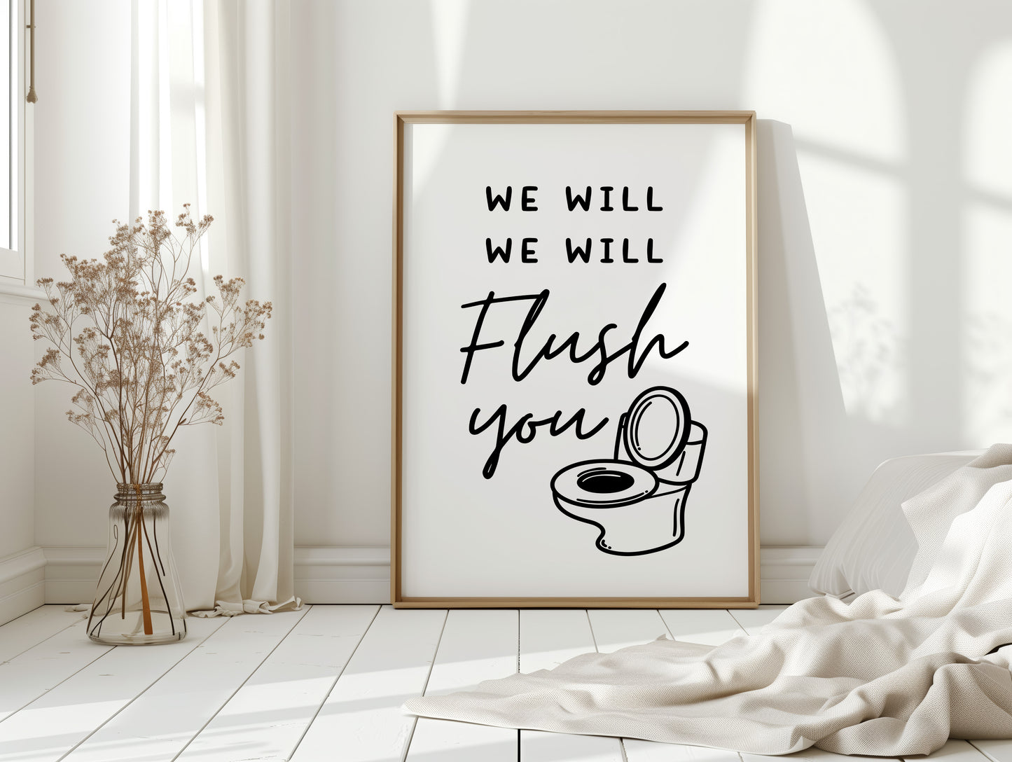 Bold Words For Bathroom Walls