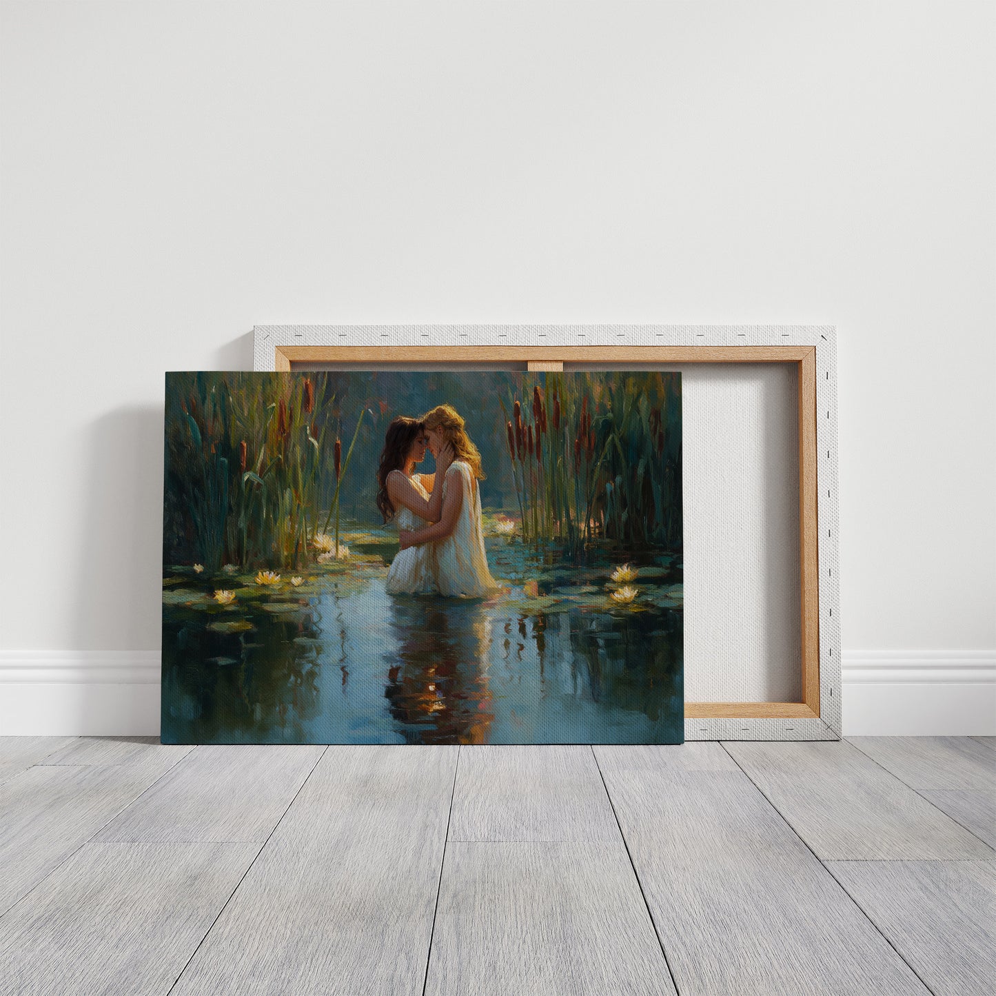 Tender Waters Among Lily Blooms