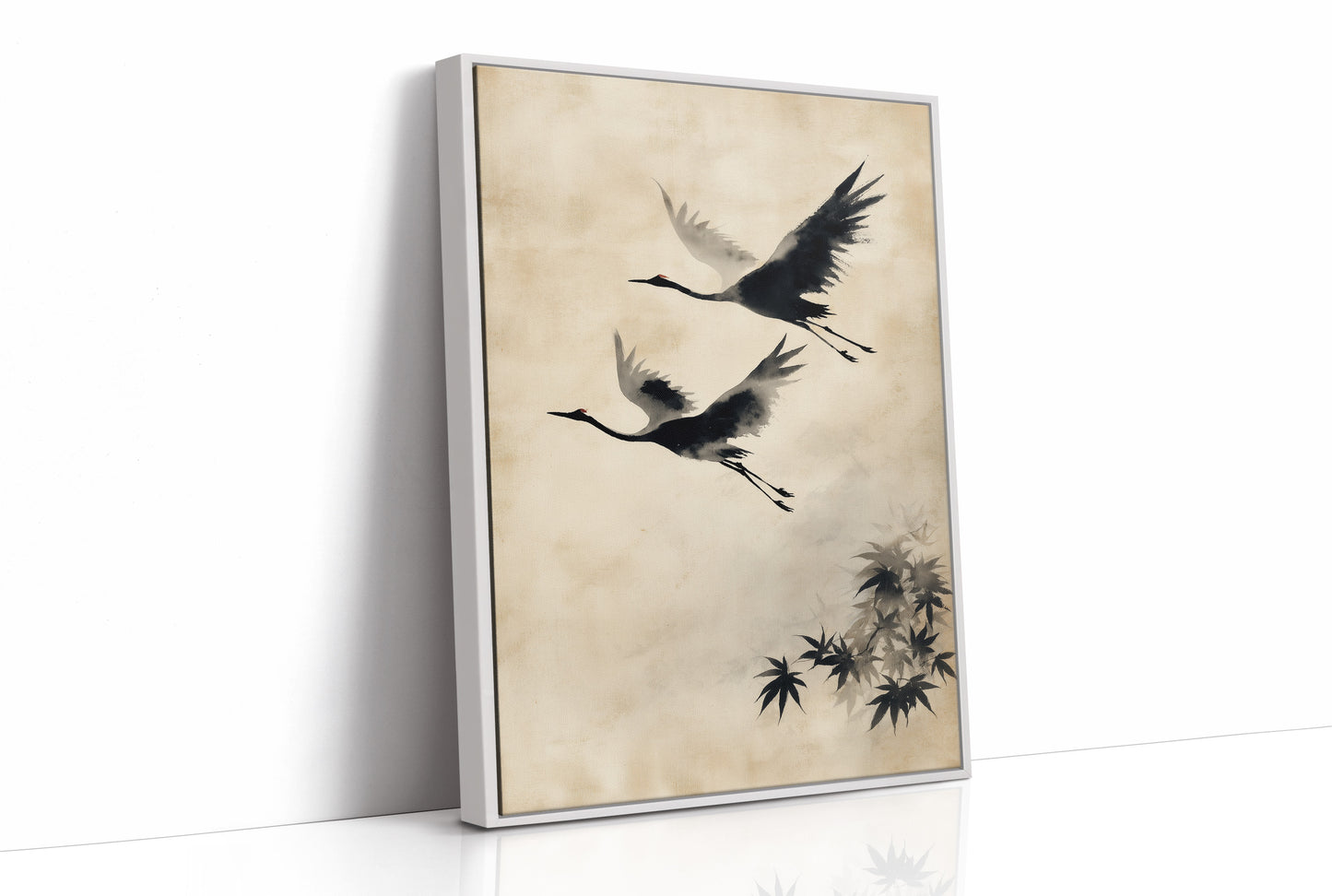 Cranes Paint Their Morning Dance