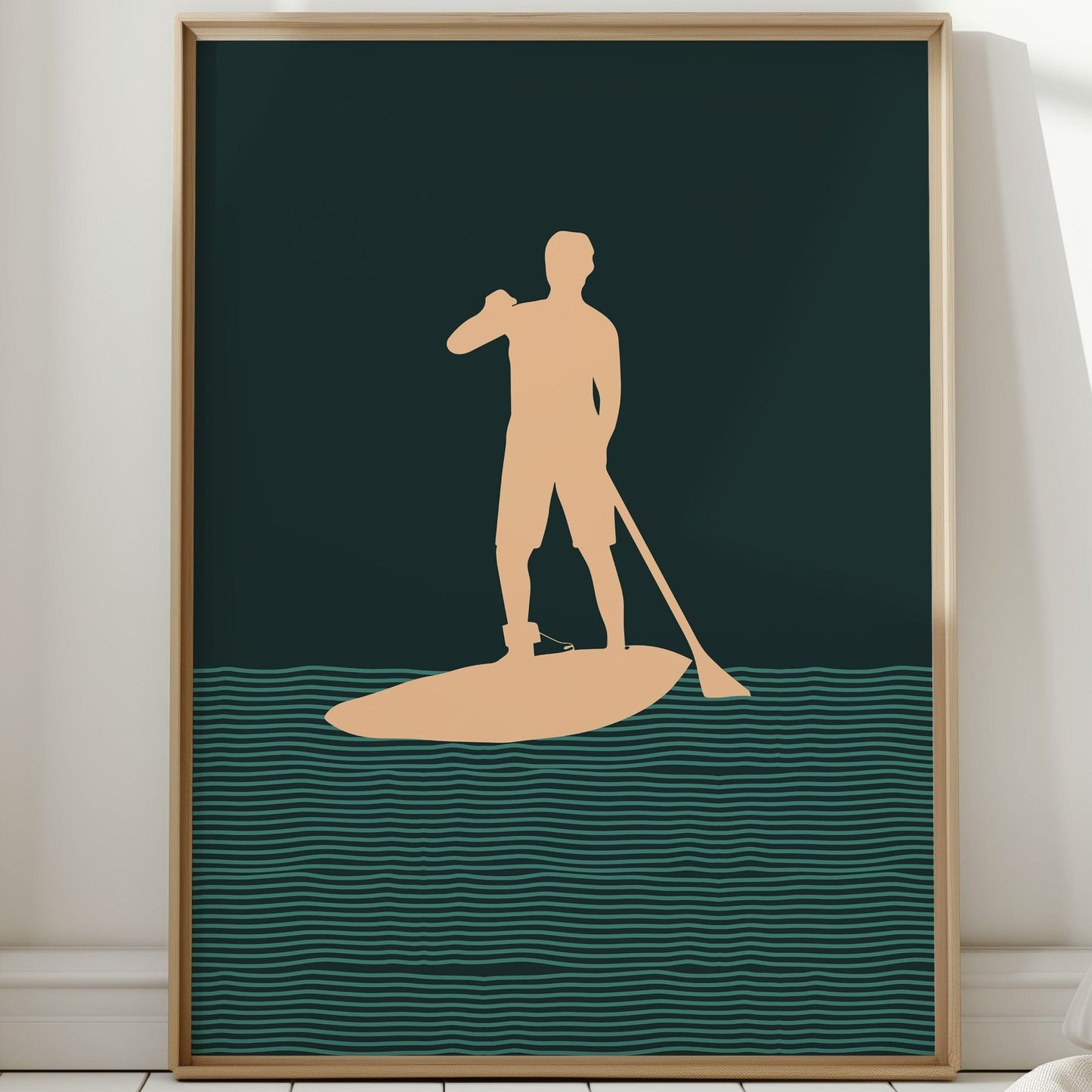 Paddle Through Evening's Gentle Lines