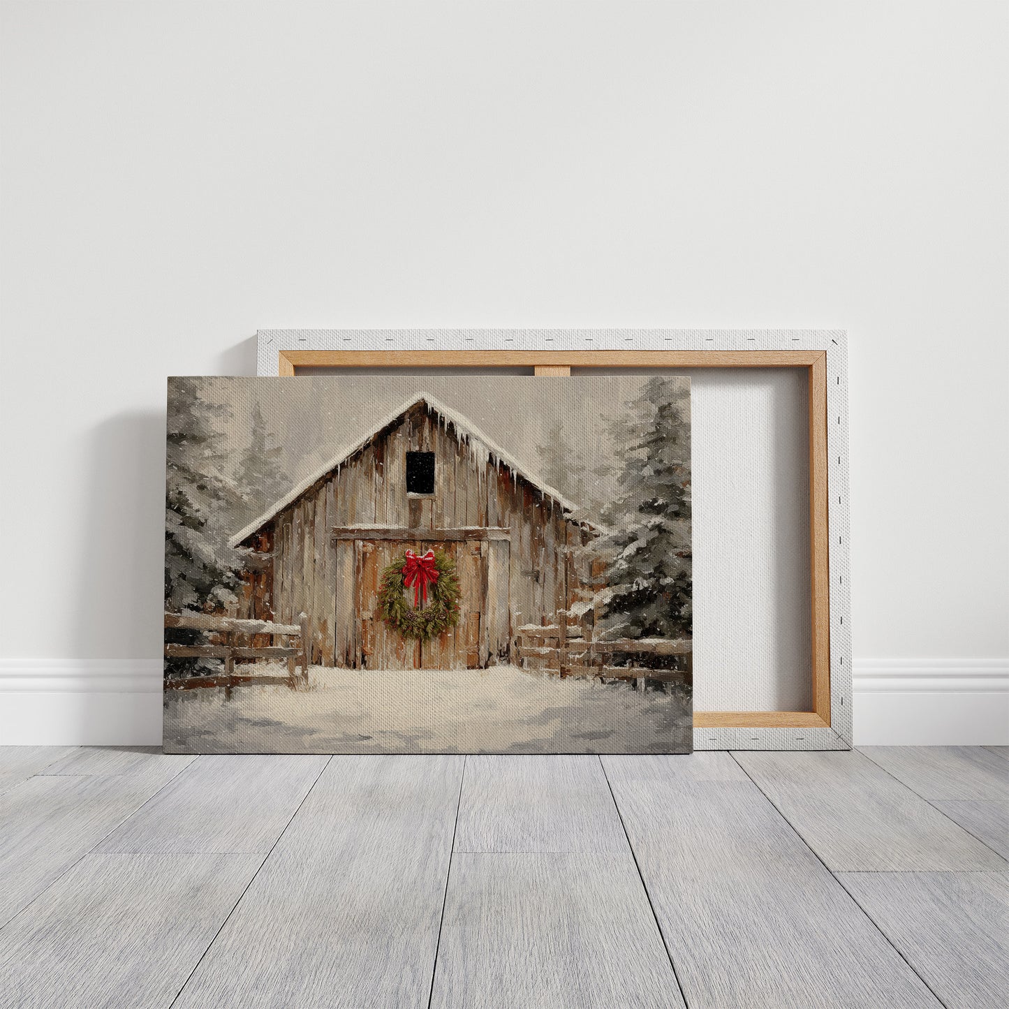 Winter Finds The Old Barn Door