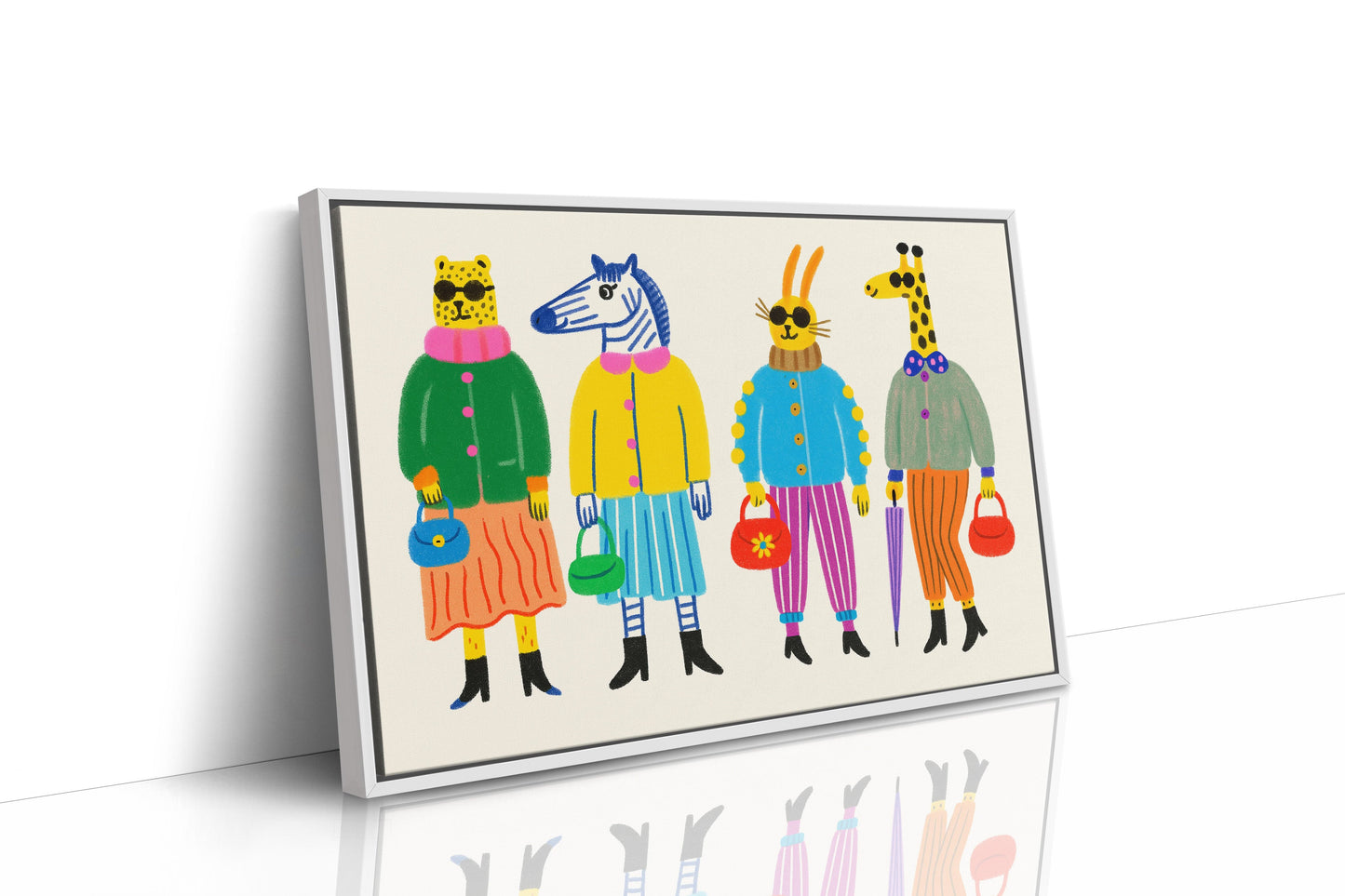 The Fashion Herd – Stylish Animal Friends Wall Art