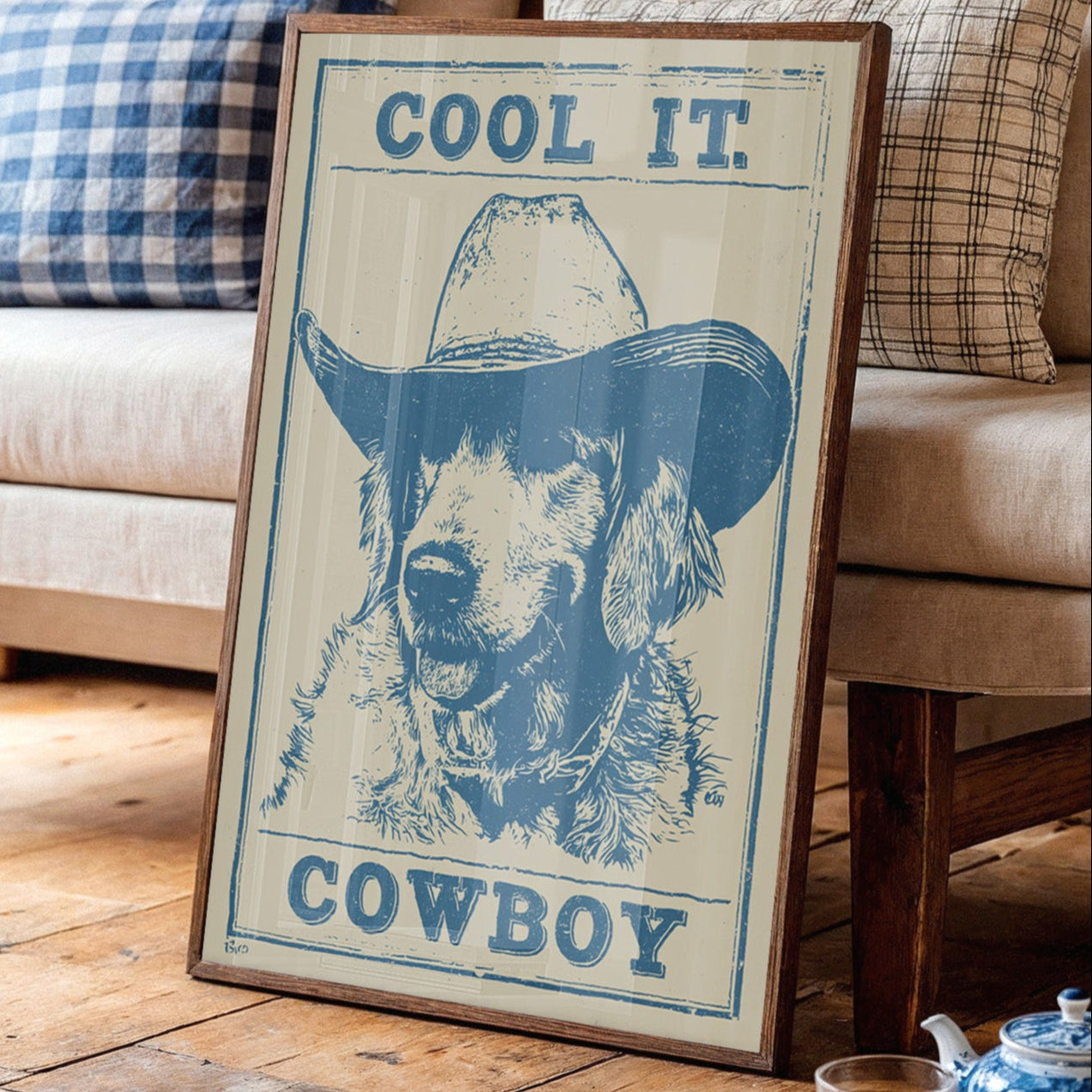 The Canine Cowboy Stands Proud