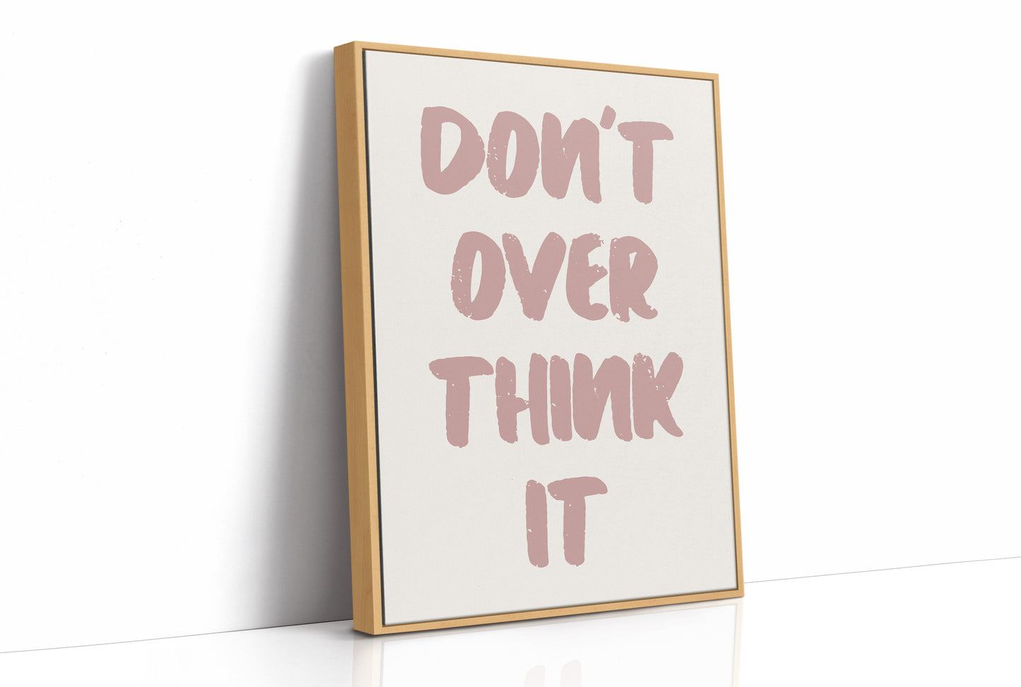 Don't Overthink It