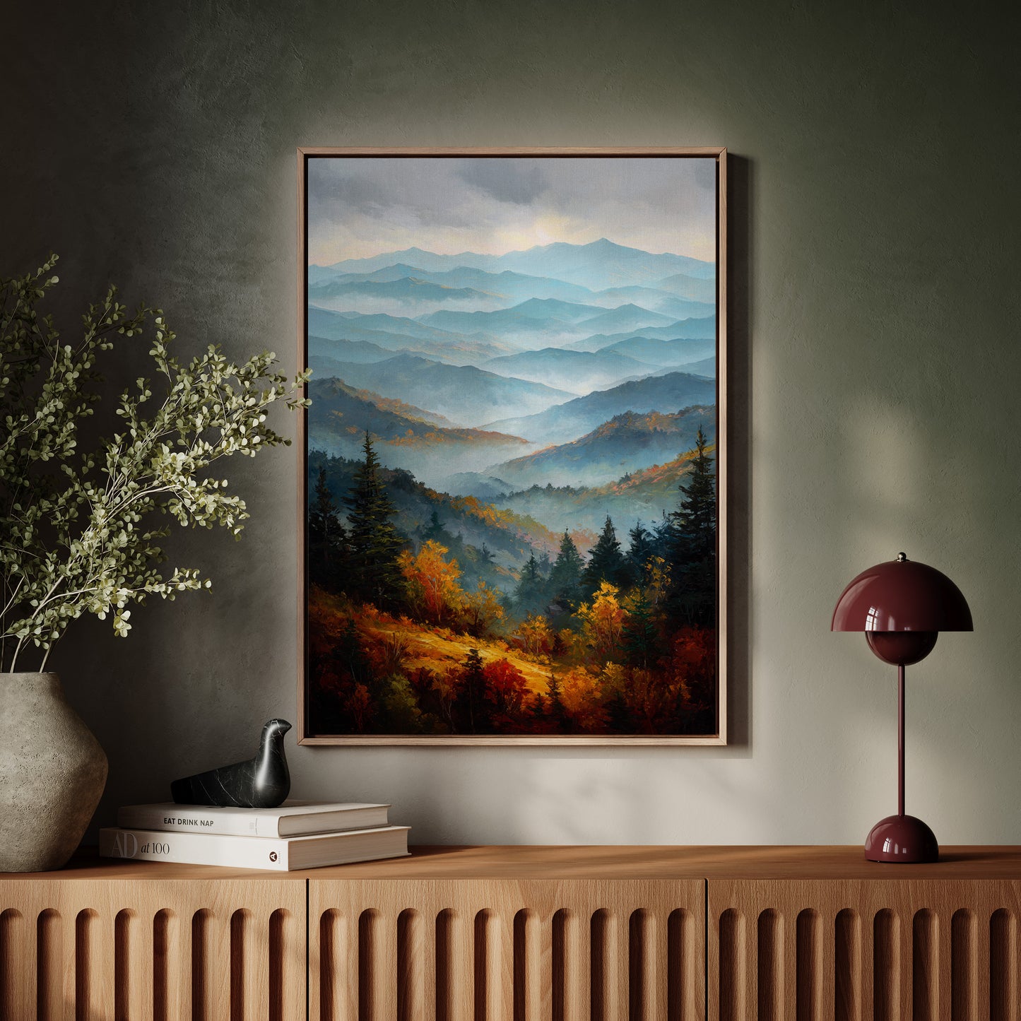 Autumn Peaks Paint The Morning Blue