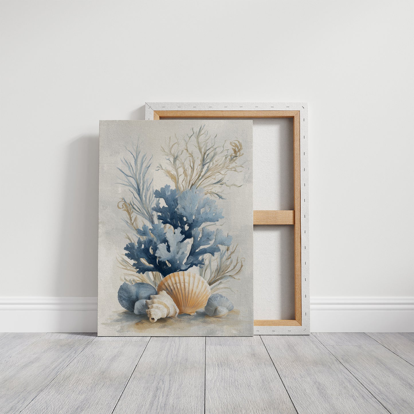 Coastal Memories In Muted Blue