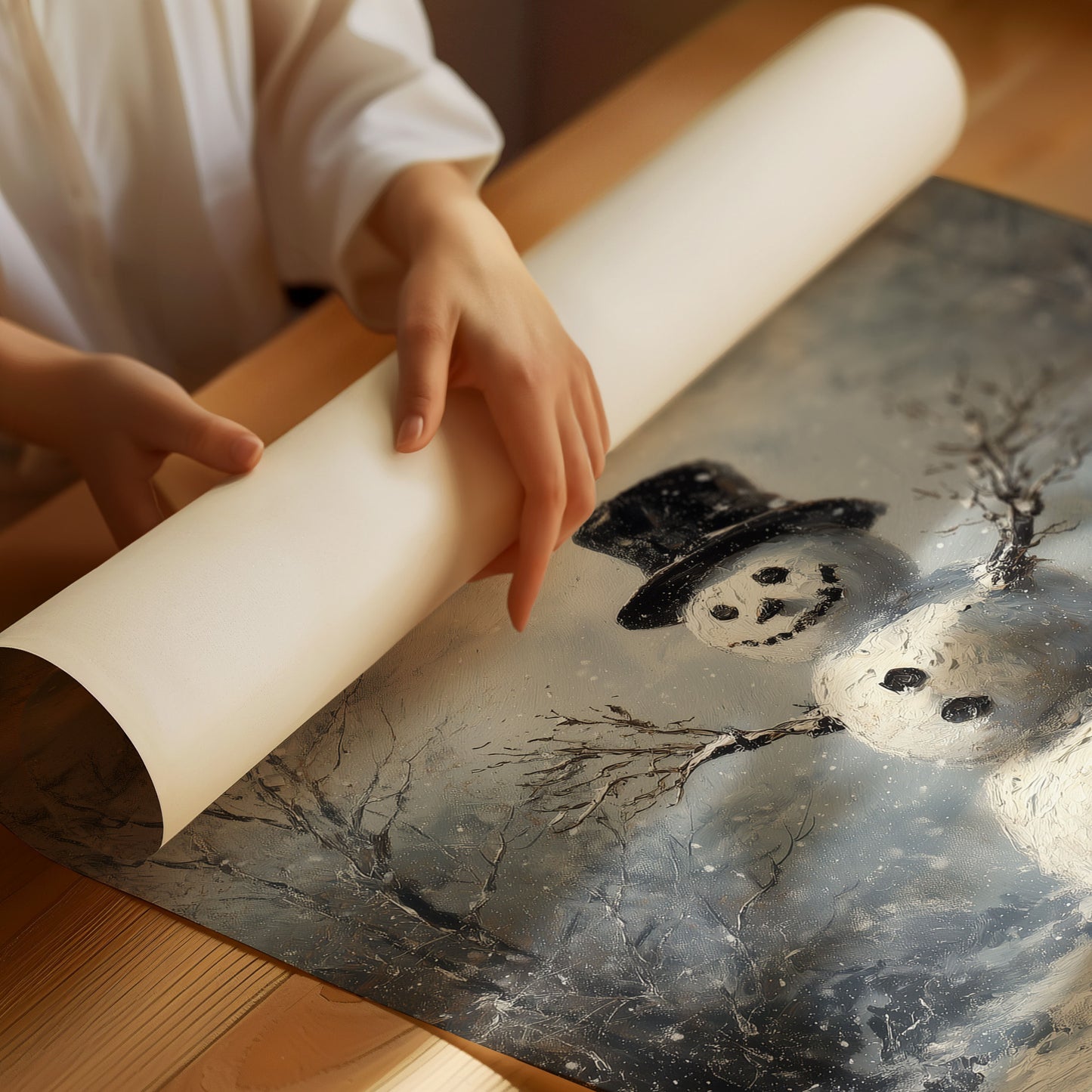 Winter Tales In Old Prague Square