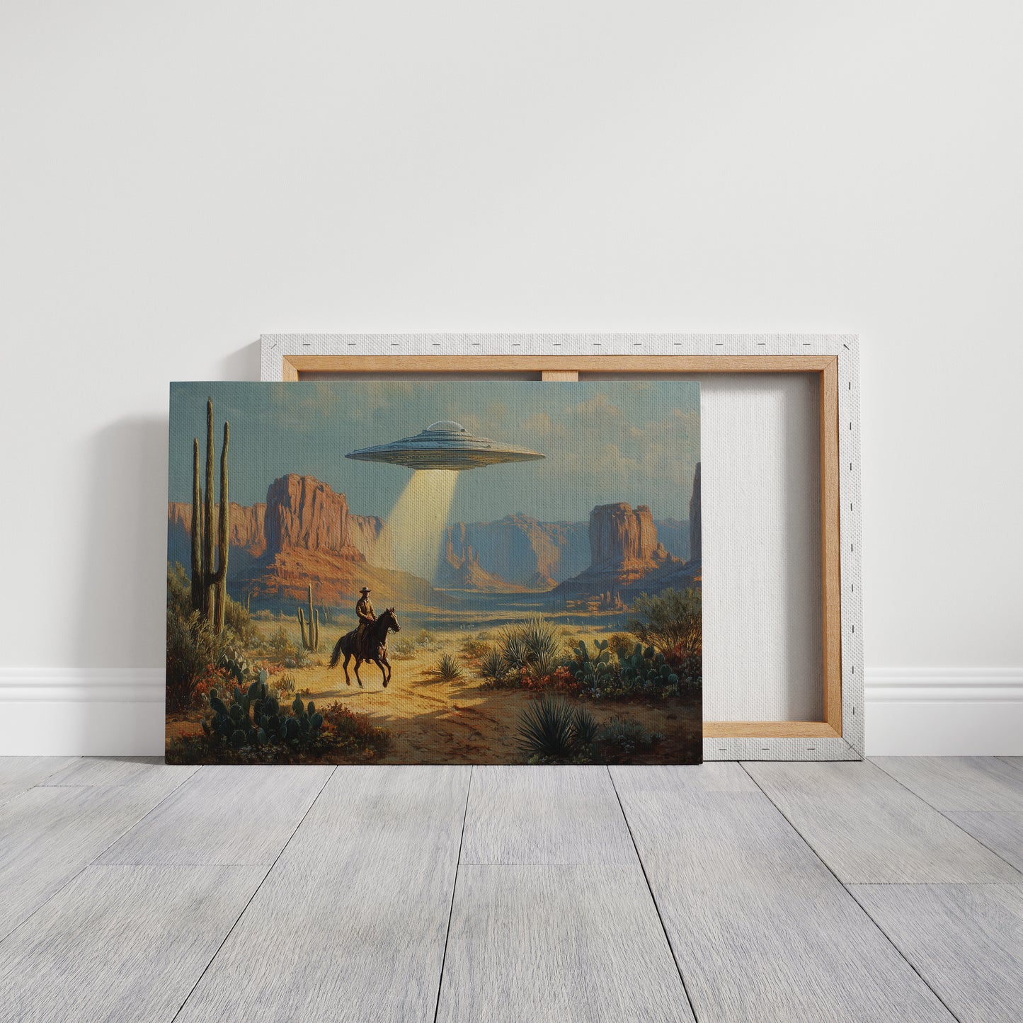 Cosmic Cowboys Meet Desert Light