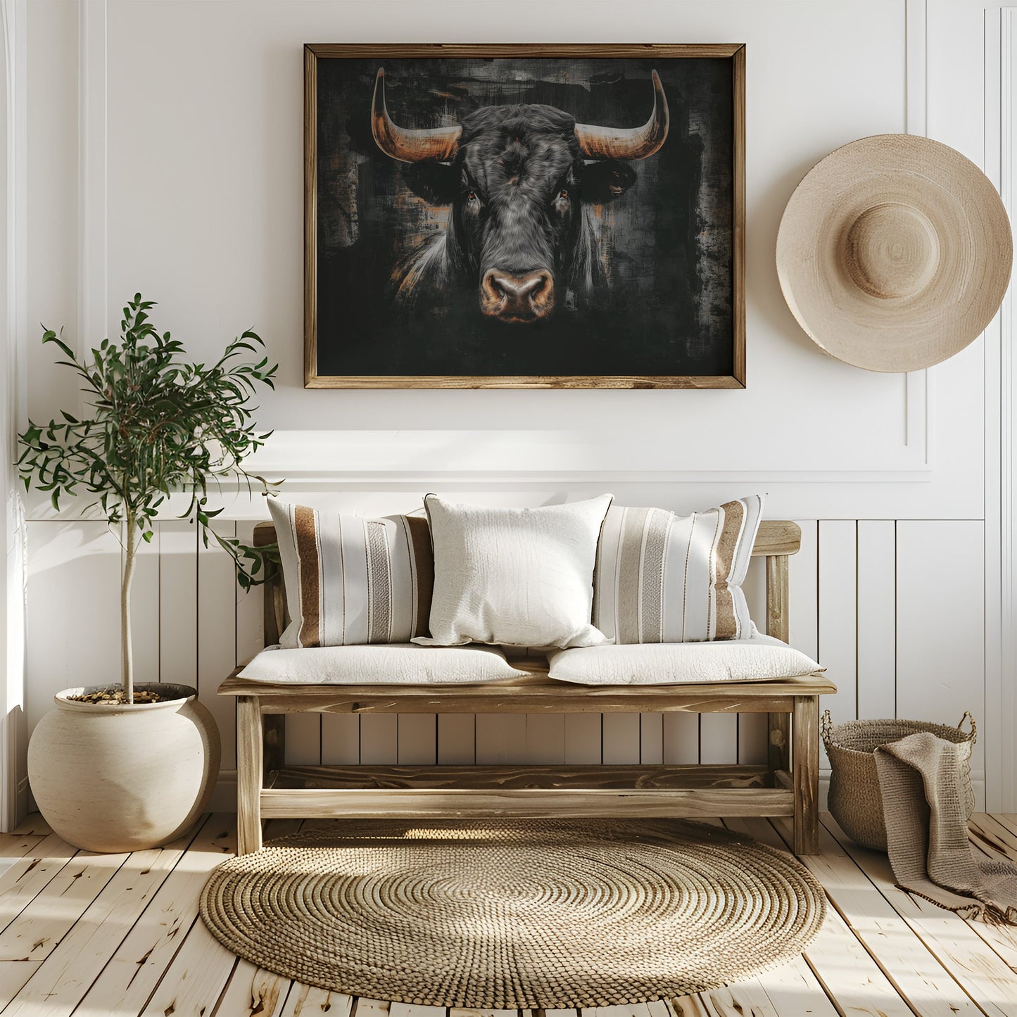 Midnight Bulls Wear Golden Crowns