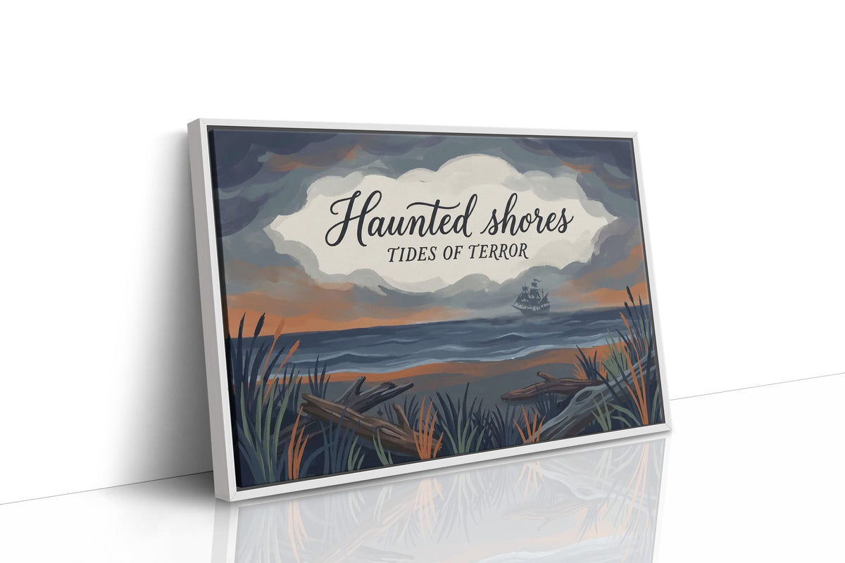 Ghost Ship Docks at Low Tide