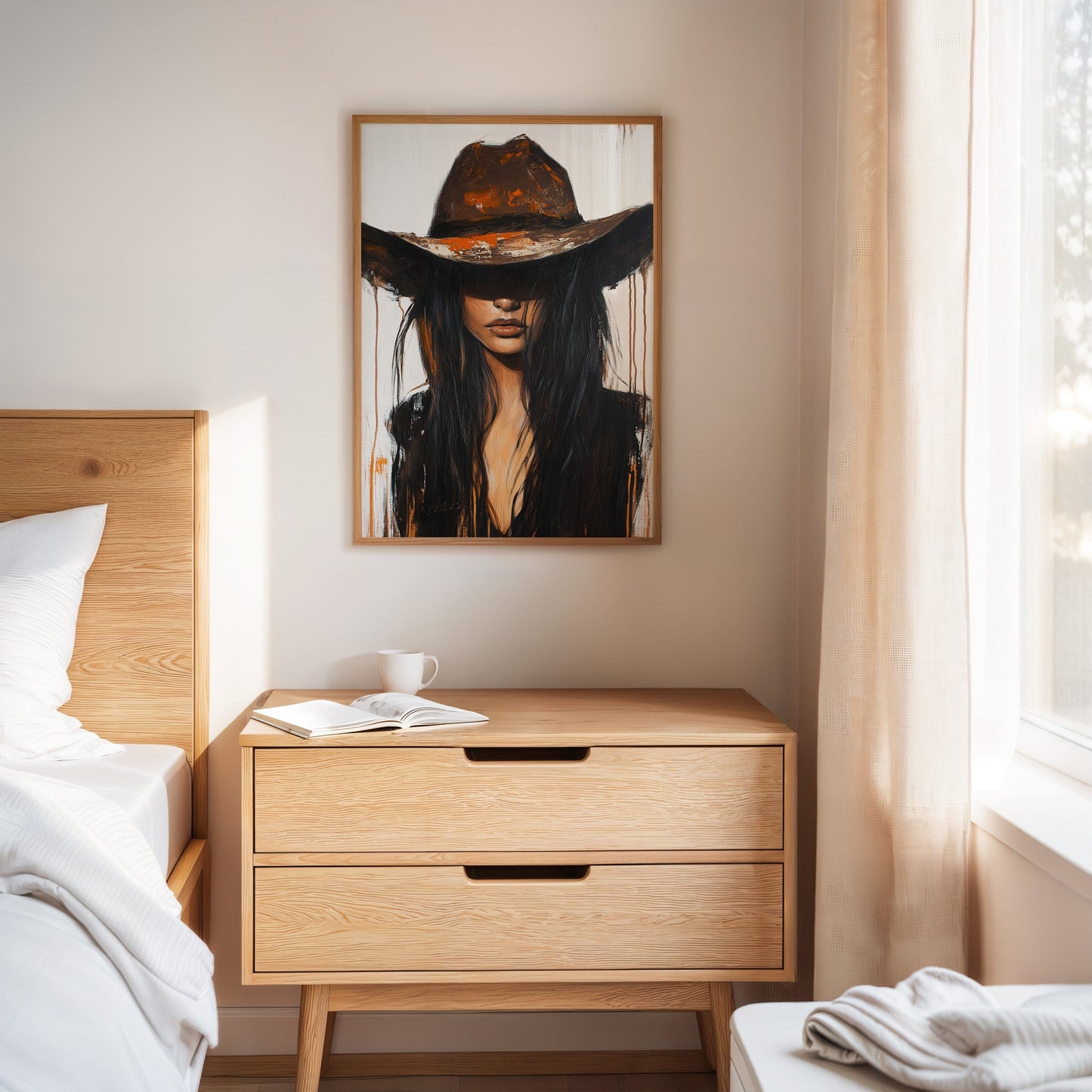 Ember Noir – Western Cowgirl Wall Art